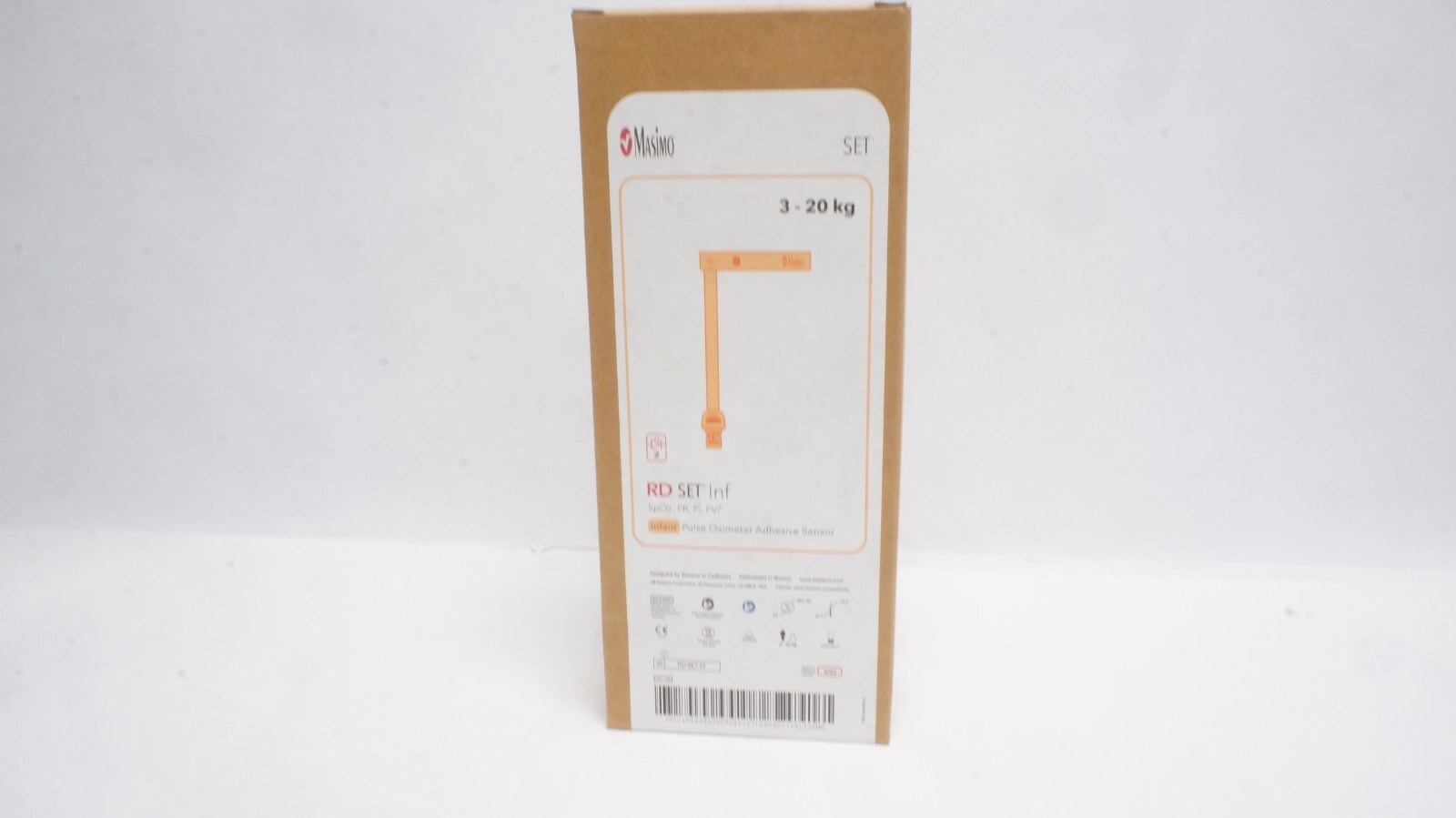 Masimo 4002 RD SET Inf Pulse Oximeter Sensor 3-20 kg - Box of 20