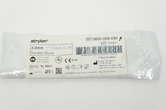 Stryker 5820-009-030 Precision Round Bur 3.0mm (x)