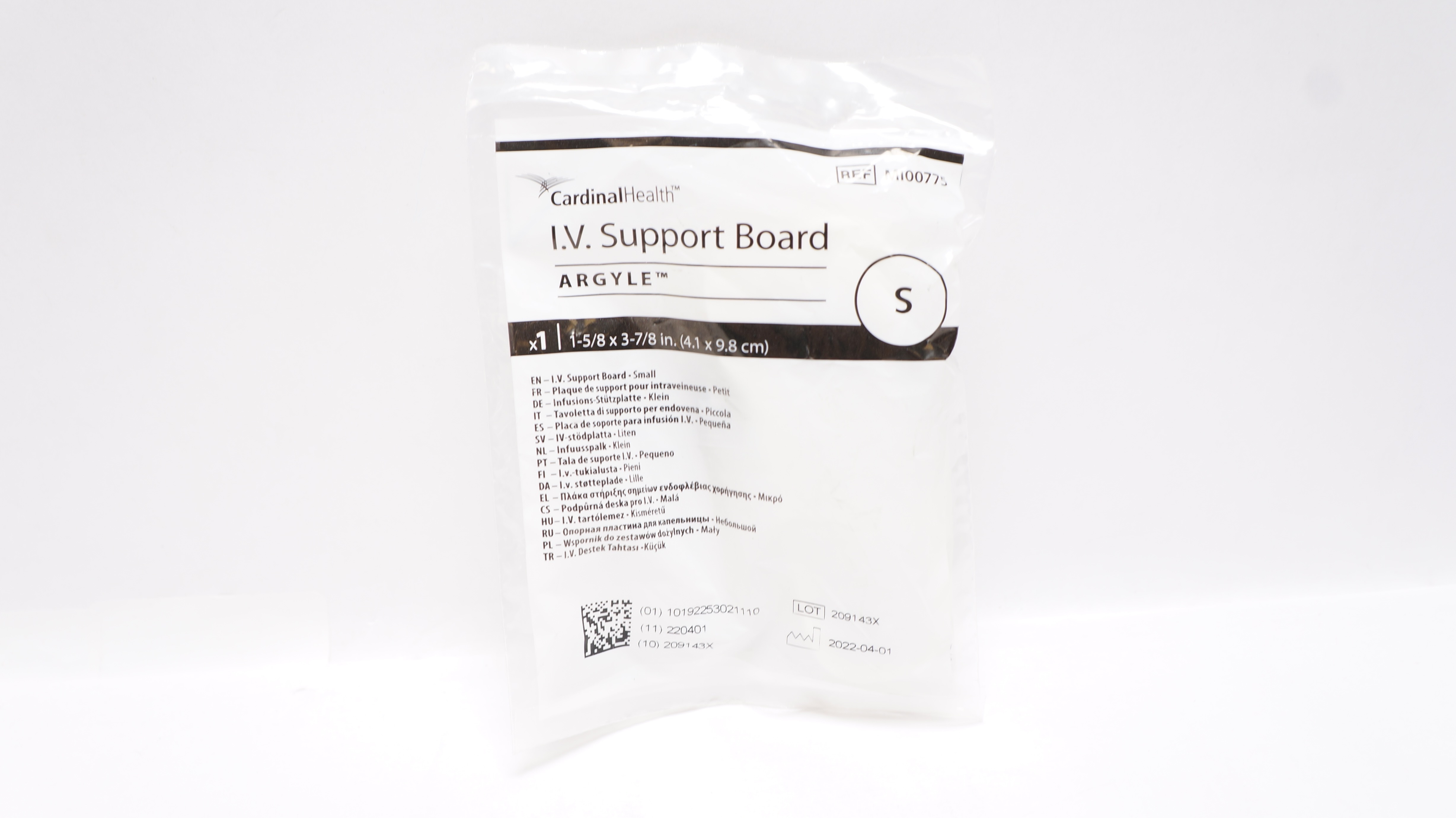 Cardinal Health MI00775 Argyle I.V. Support Board, Small 1-5/8 x 3-7/8inch
