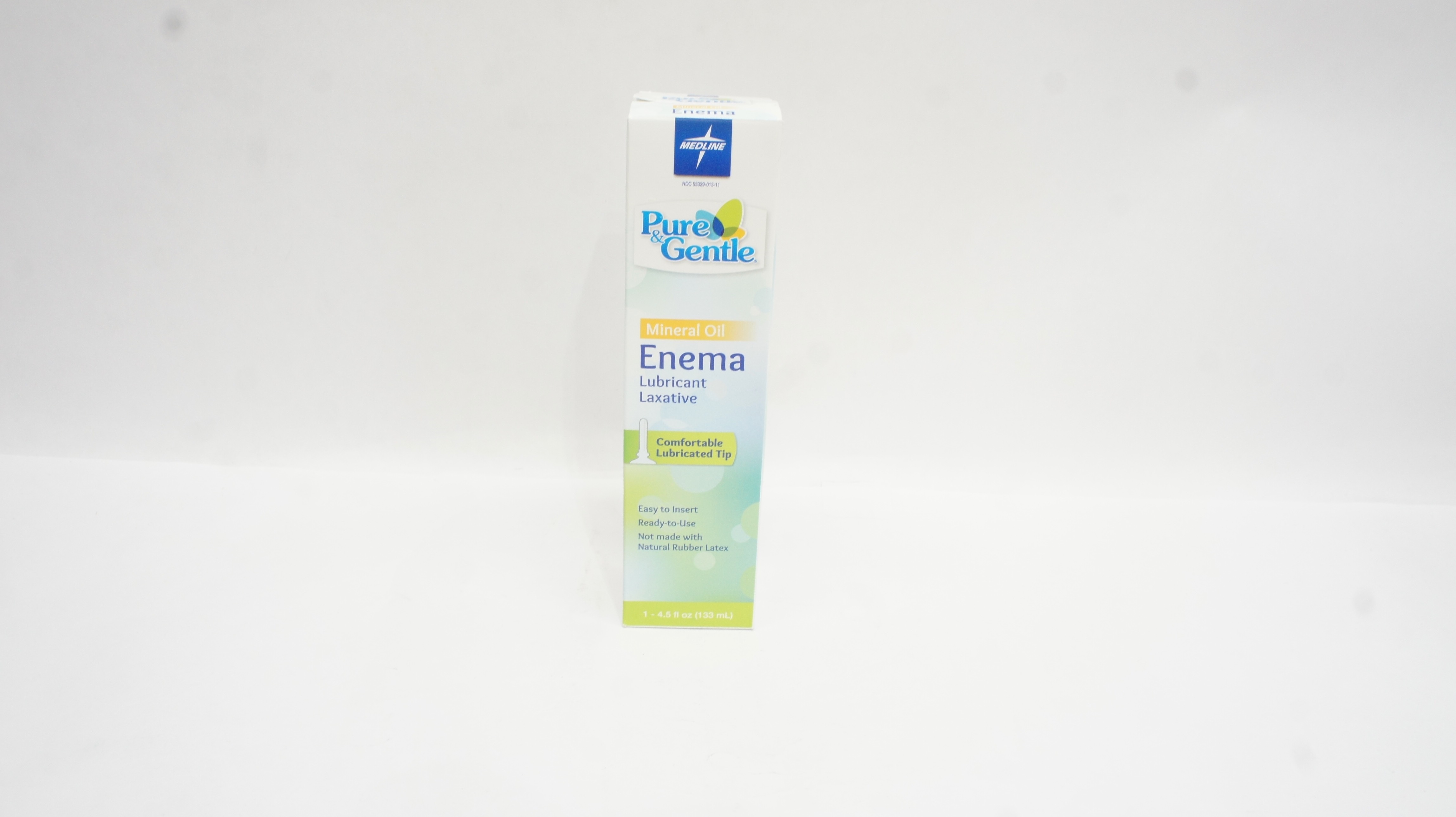 Medline CUR095010 Pure&Gentle Mineral Oil Enema Lubricant Laxative 4.5fl.oz