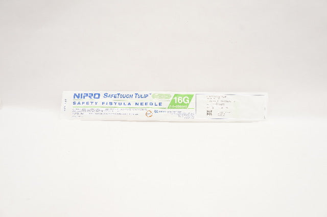 Nipro FT+162530BC SafeTouch Tulip Safety Fistula Ndle 16G x 1inch HC-30W