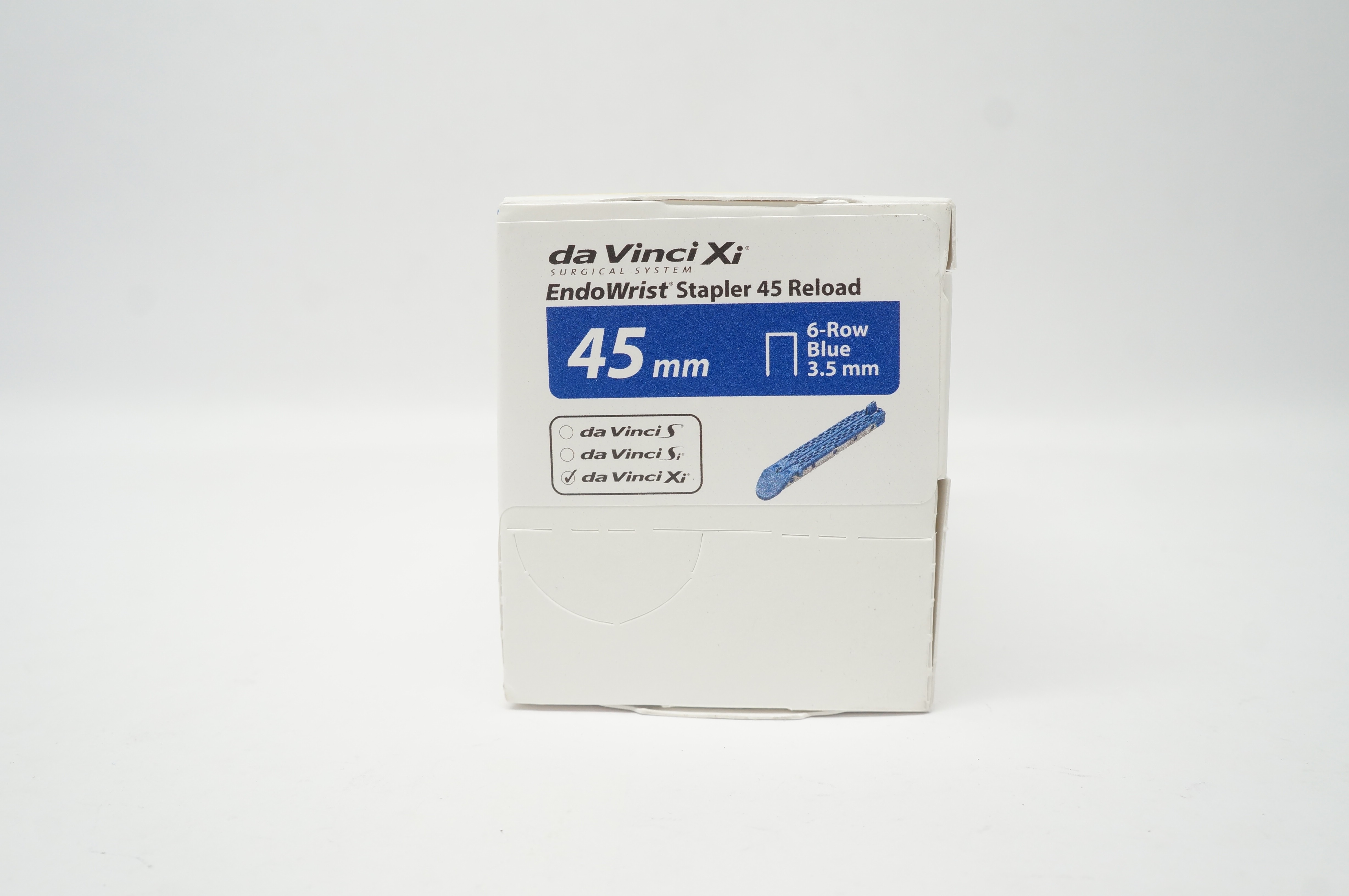 Intuitive 48645B EndoWrist Stapler 45mm Reload 6 Row Blue 3.5mm - Box of 12