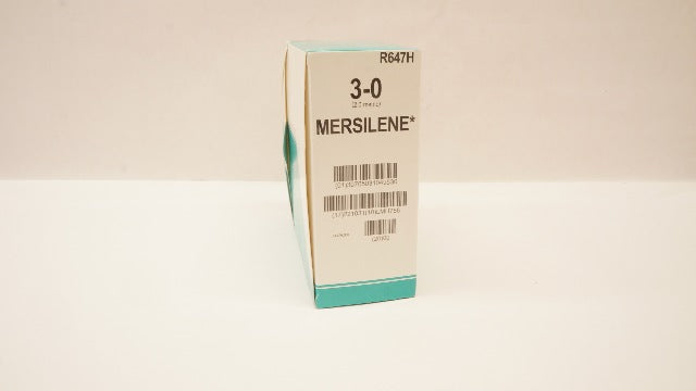 Ethicon R647H 3-0 Mersilene18inch FS-1 24mm 3/8c Reverse Cutting (x) - Box of 34