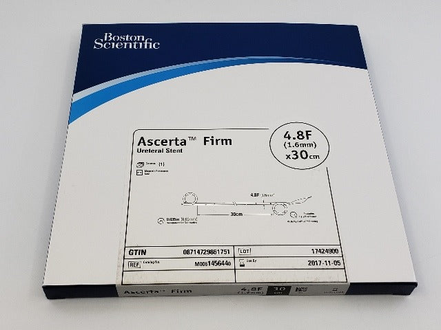 Boston Scientific M0061456440 Ascerta Firm Ureteral Stent 4.8F x 30cm (x)
