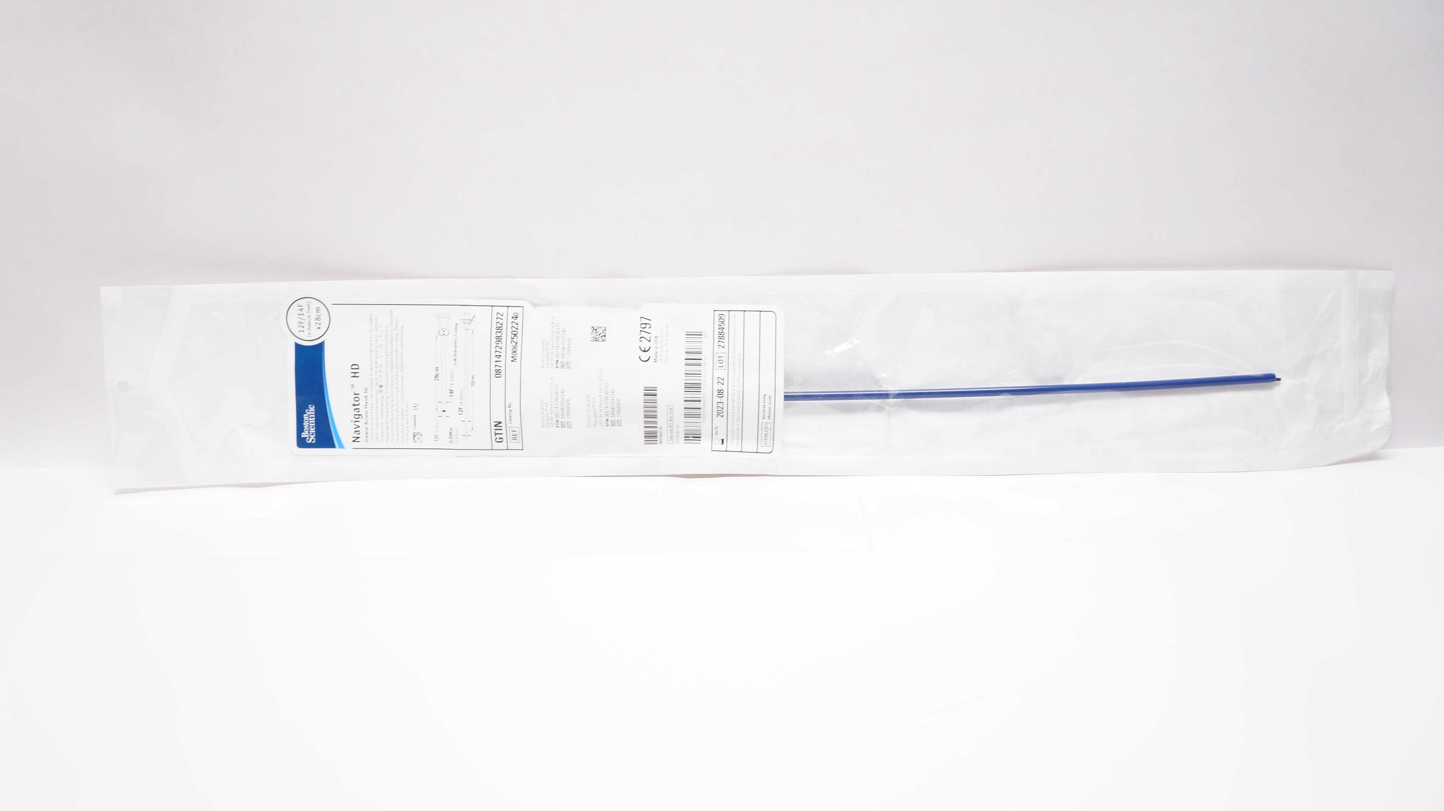 Boston Scientific M0062502240 Navigator HD Ureteral Sheath Set 12F/14F x 28cm(x)