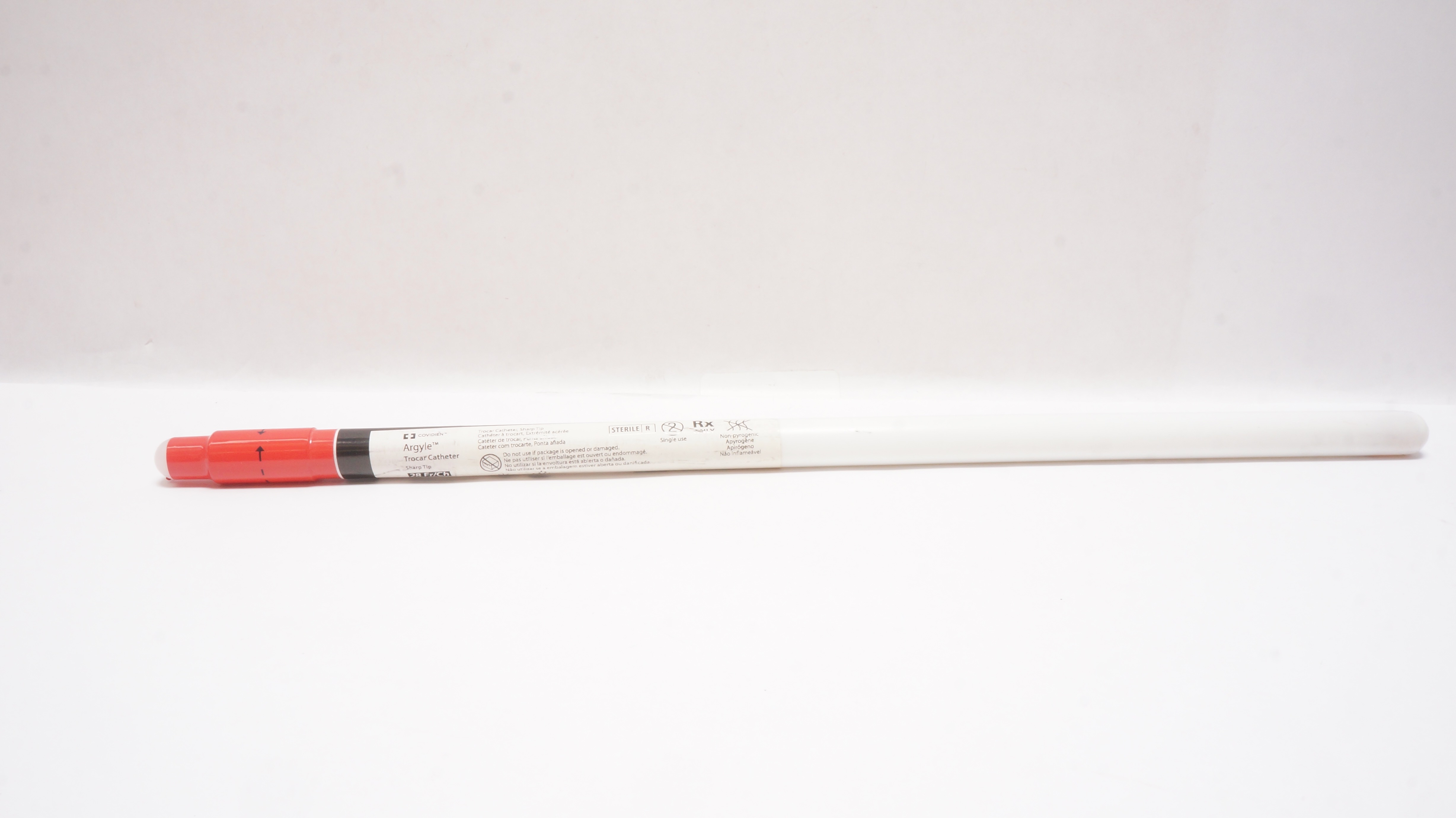 Covidien 8888561068 Argyle Trocar Cath. Sharp Tip 28Fr. (x)