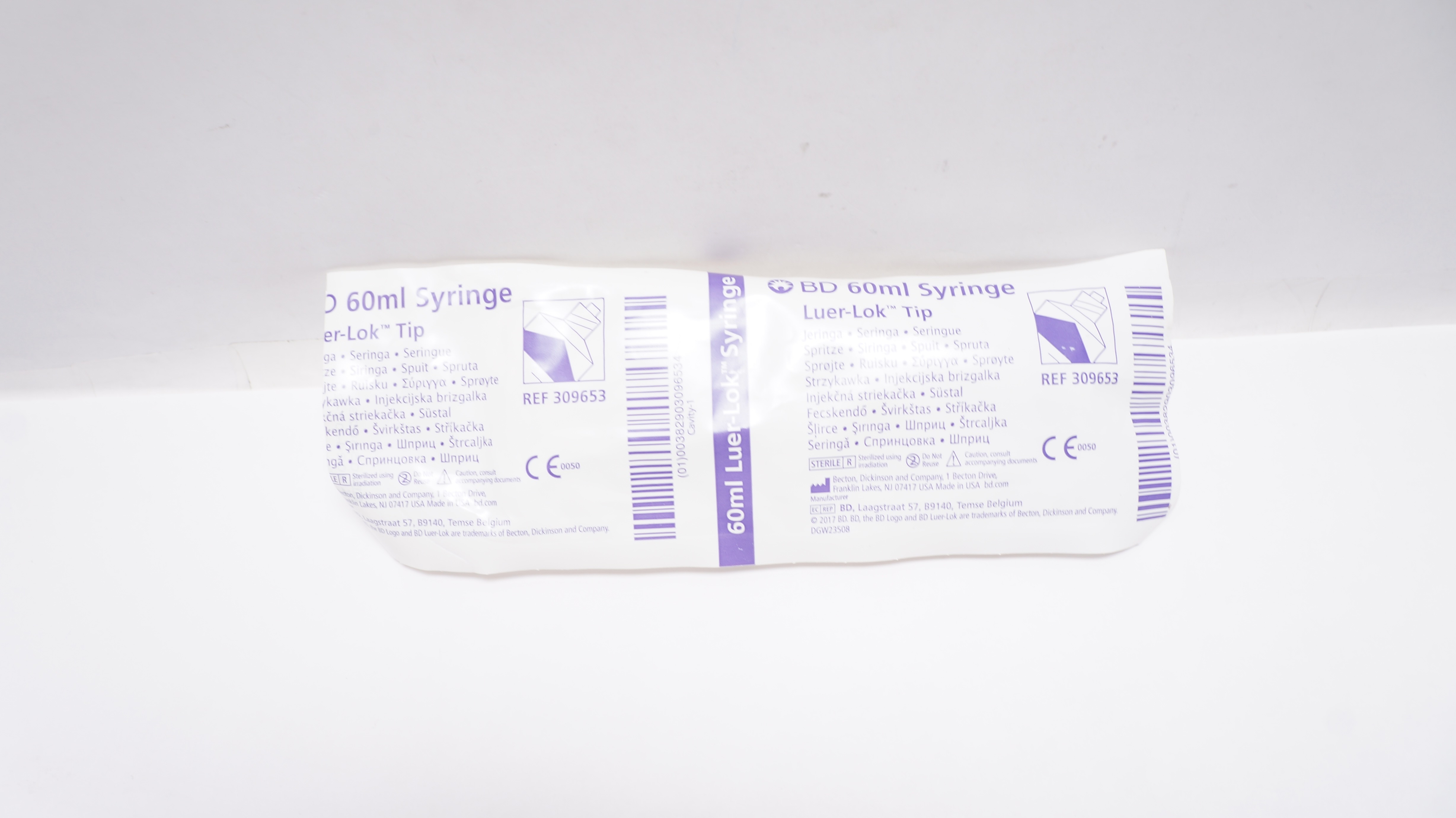 BD 309653 60ml Syringe Luer-Lok Tip
