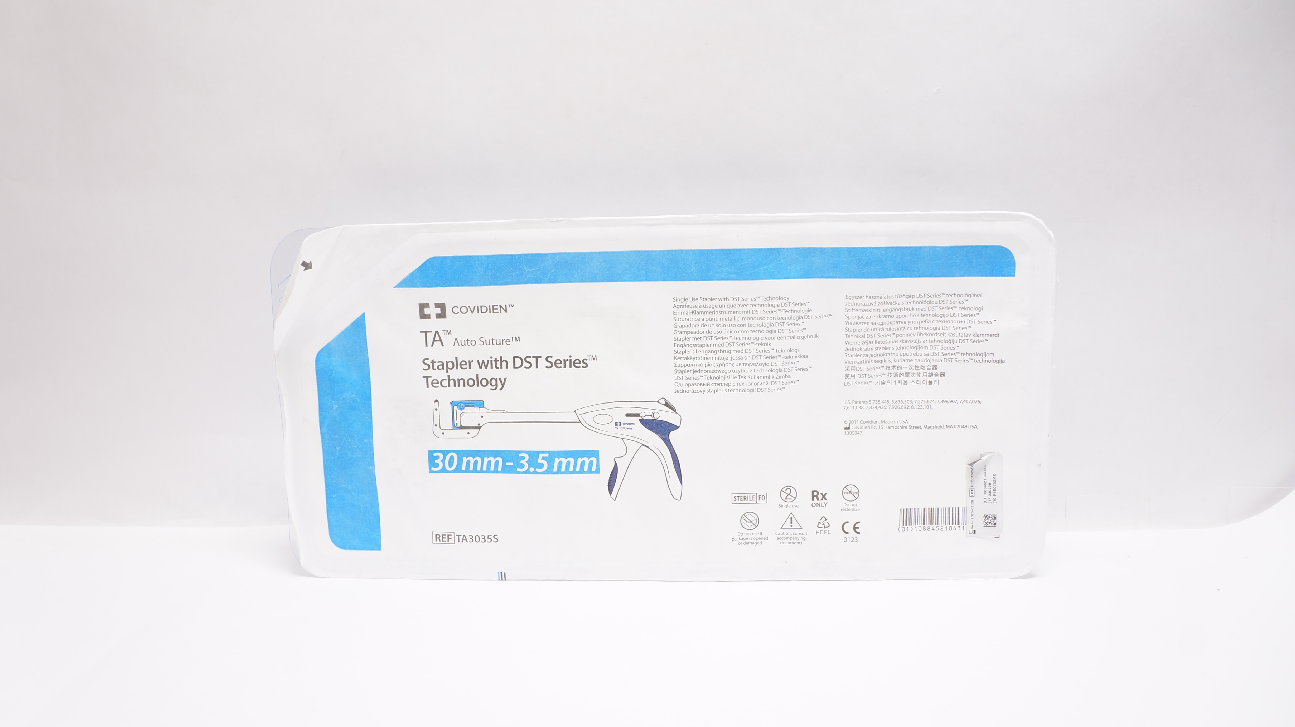Covidien TA3035S TA Stapler w/ DST Series Technology 30mm-3.5mm (x)