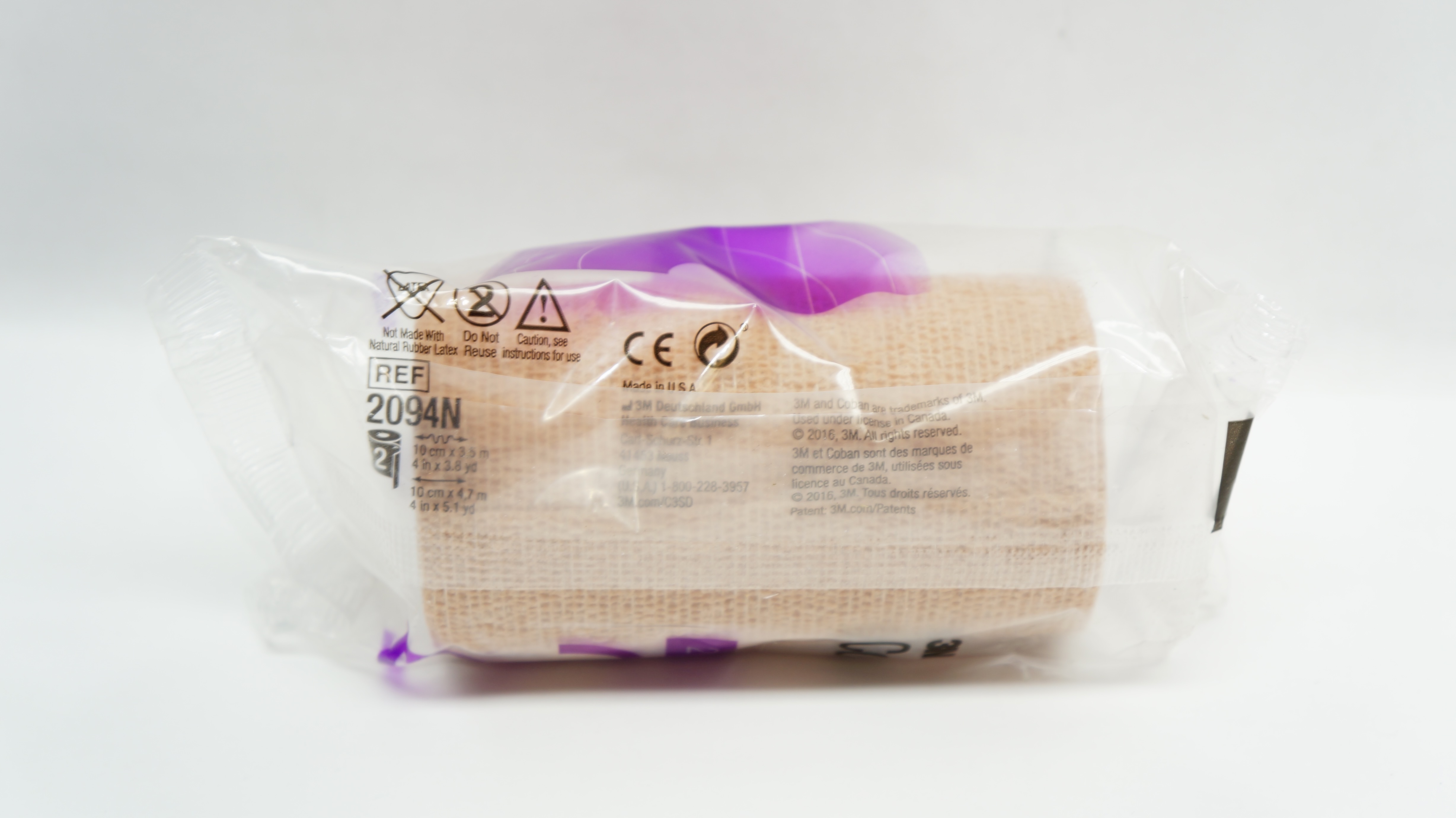 3M 2094N Coban 2 Layer Compression System 4inch x 3.8yd.