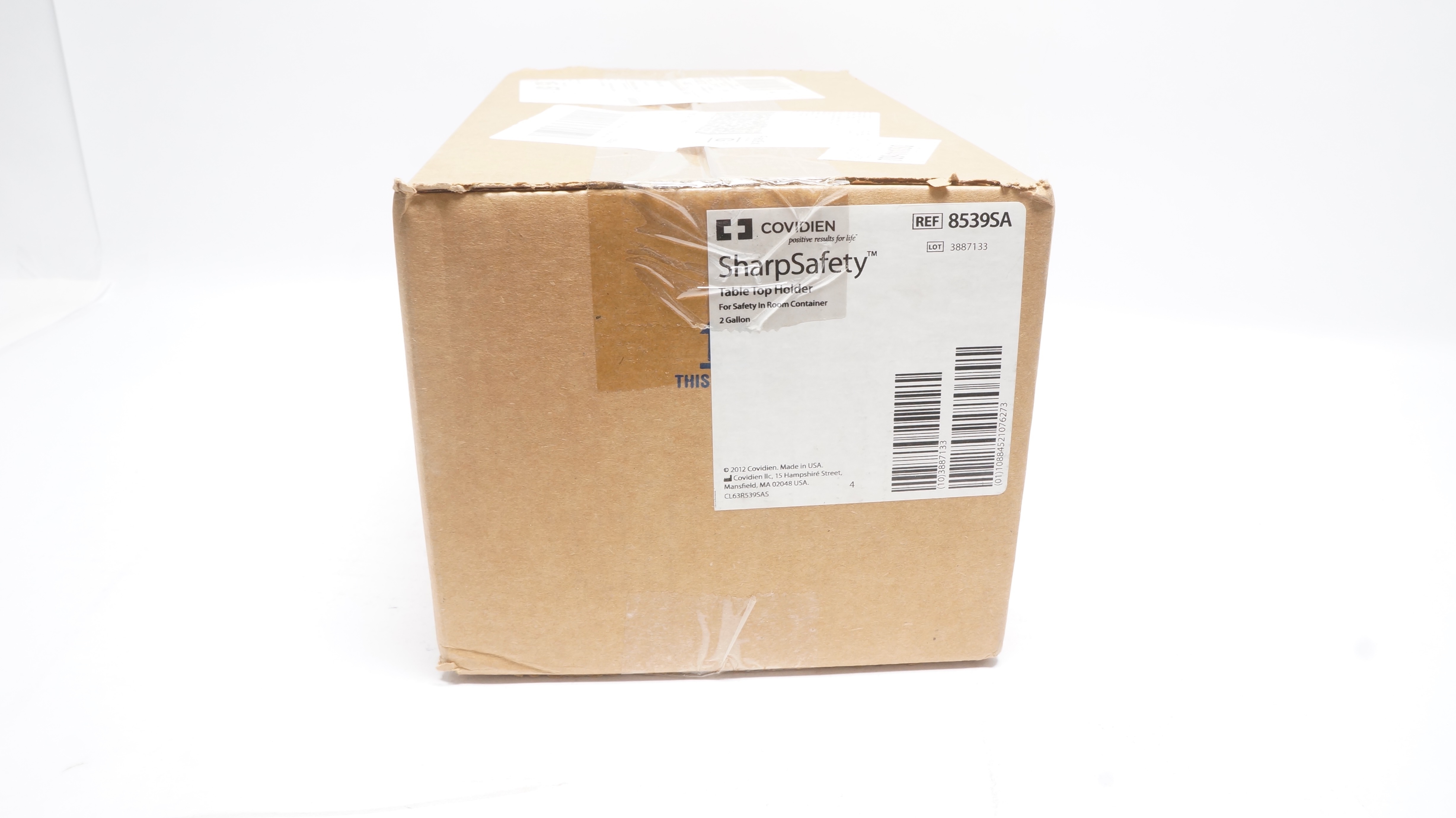 Covidien 8539SA Sharp Safety Table Top Holder - Box of 2 Gallon