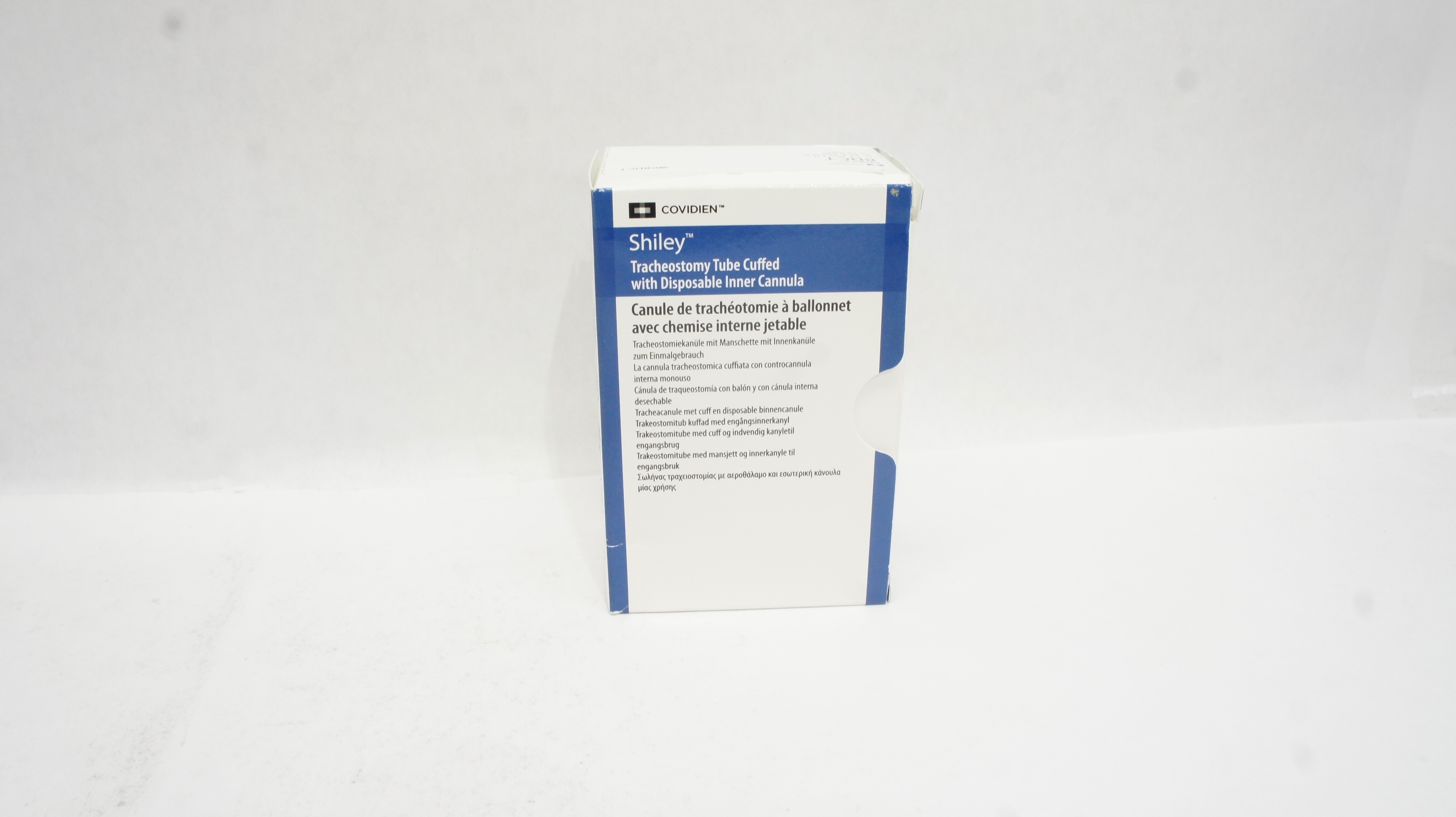 Covidien 8DCT Shiley Tracheostomy Tube Cuffed 7.6ID x 12.2OD x 27.0mm x 79mm