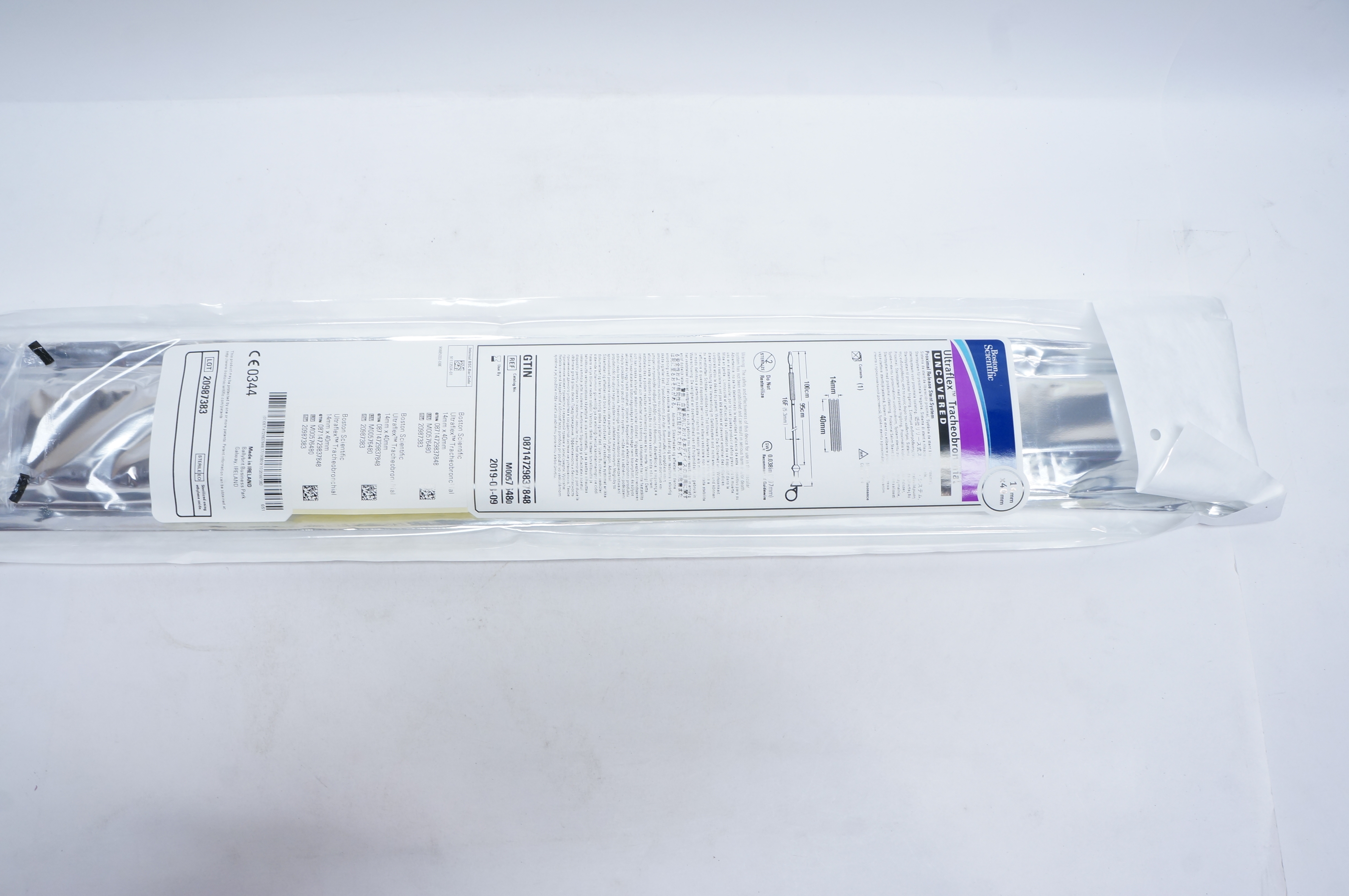 Boston Scientific 7648 Ultraflex Tracheobronchial, Uncovered 14mm x 40mm (x)