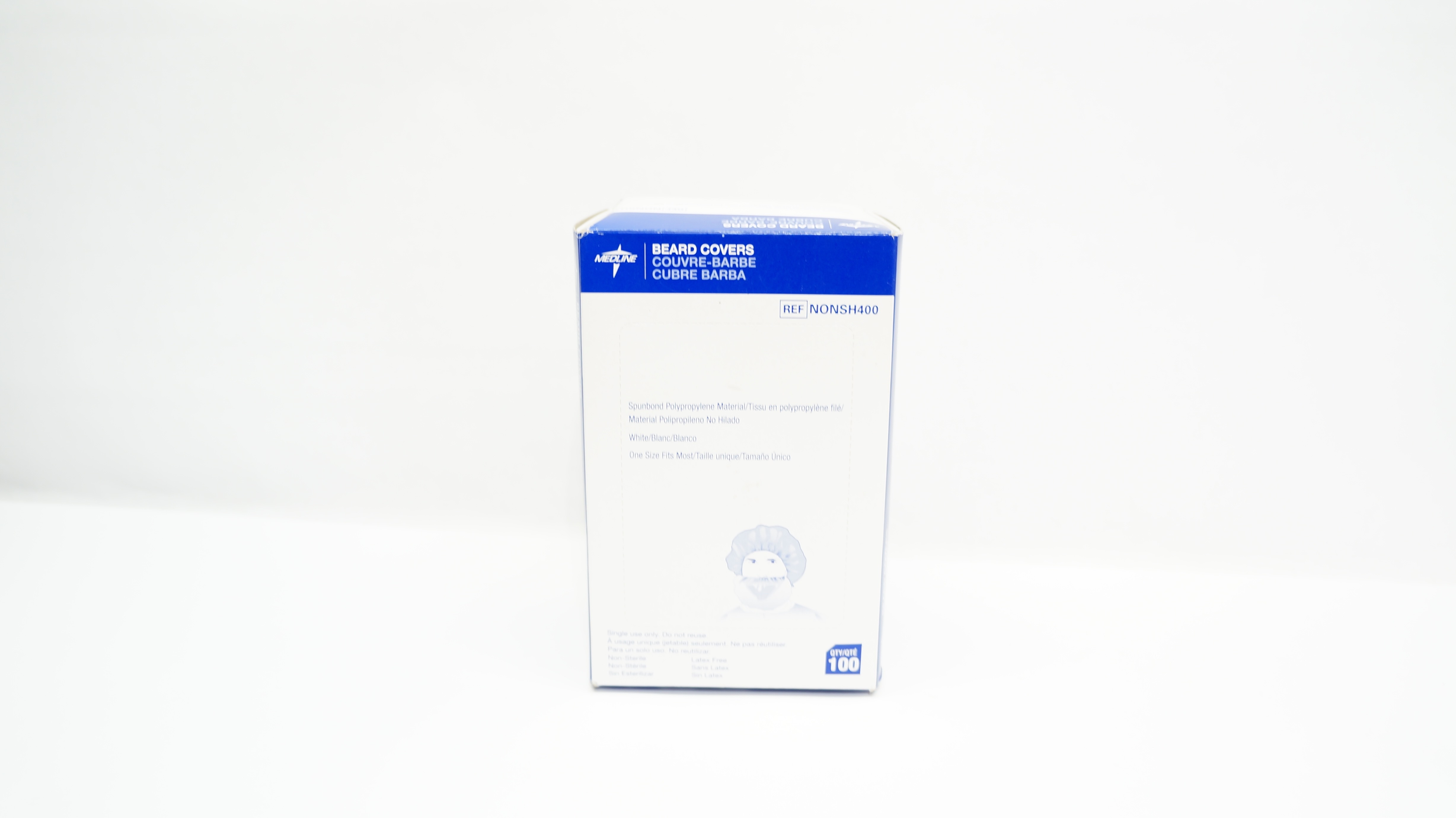Medline NONSH400 Beard Covers - Box of 100