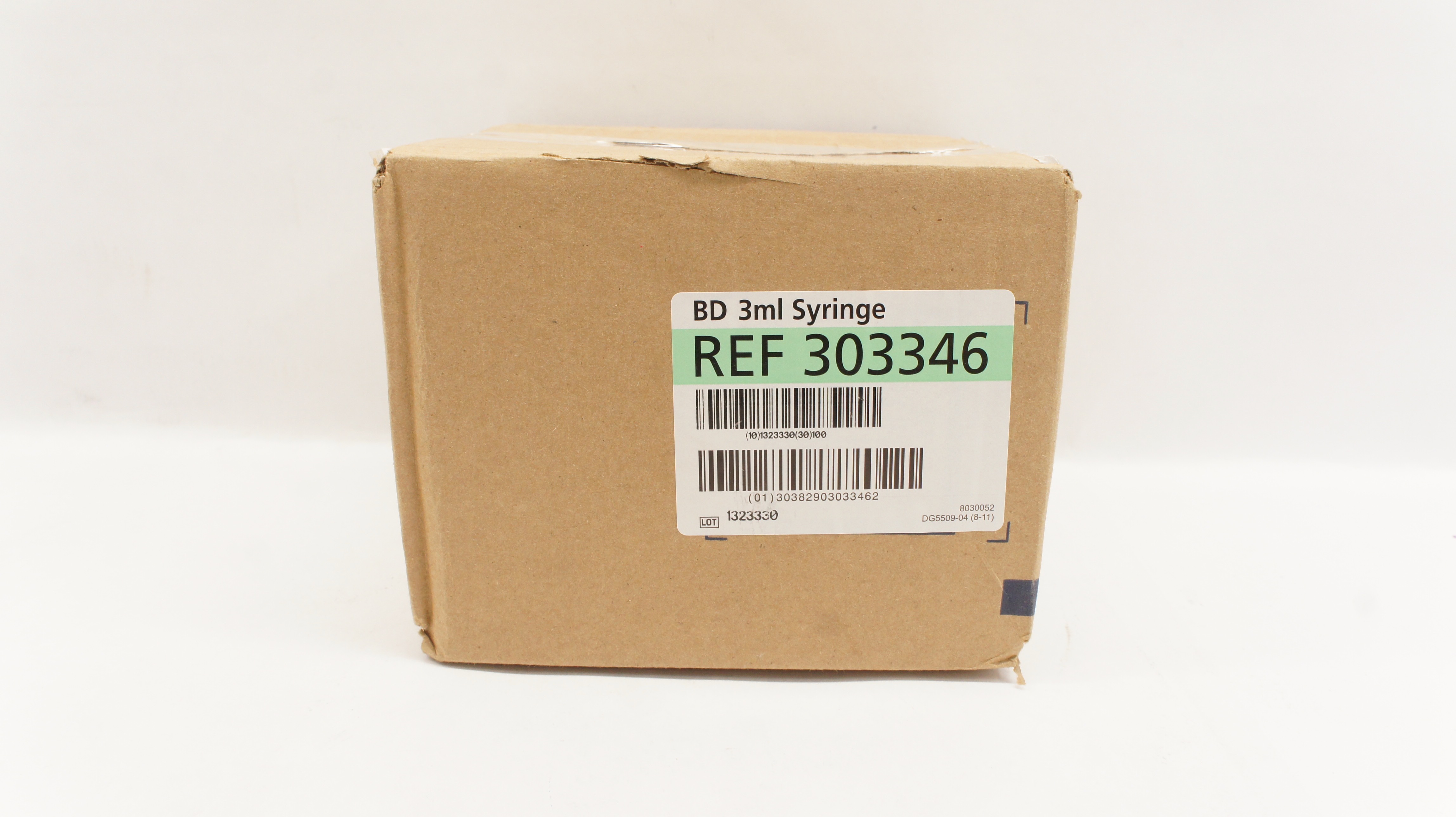 BD 303346 Syringe Luer-Lock Tip with Blunt Plastic Cannula, 3mL - Case of 100