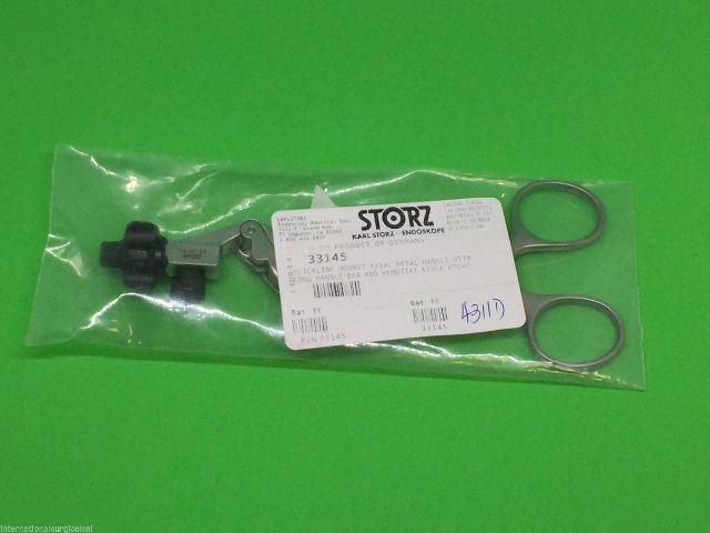 Karl Storz 33145 Clickline Mouret Axial Metal Handle With Long Handle Bar
