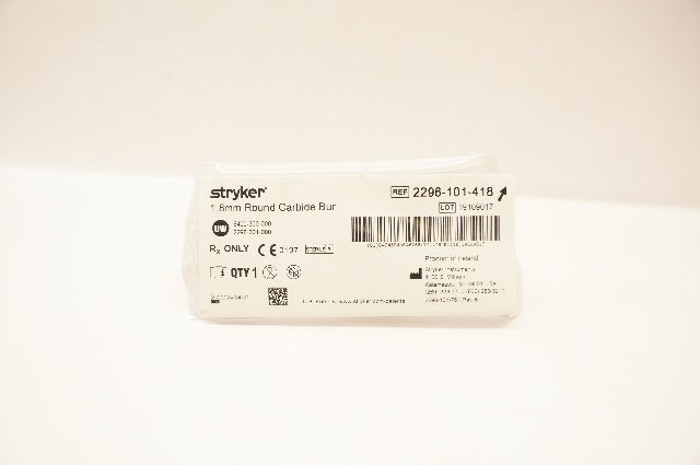 Stryker 2296-101-418 1.8mm Round Carbide Bur