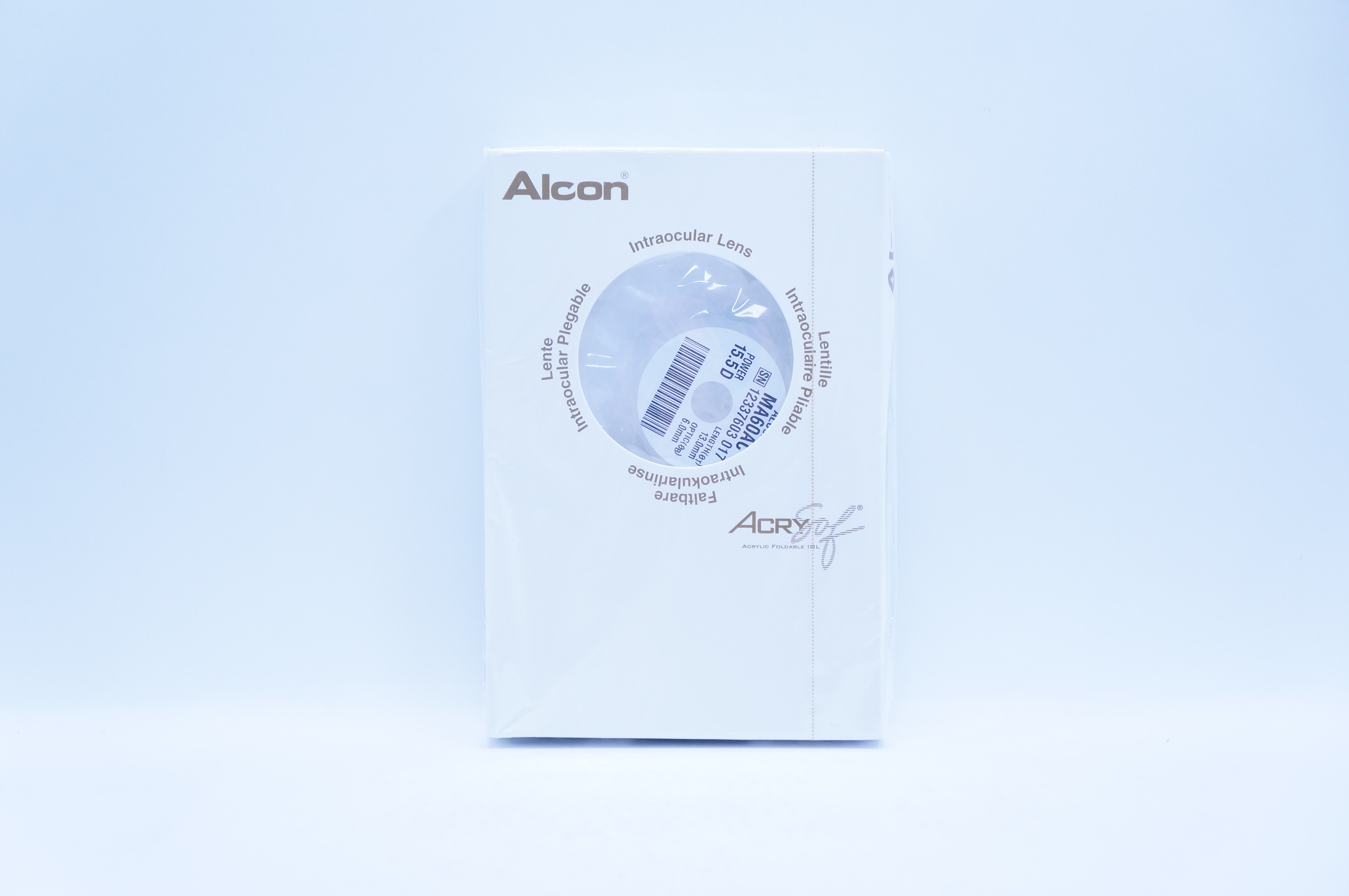 Alcon MA60AC AcrySof Soft Acrylic Multipiece 15.5D, L. 13.0mm, Optic 6.0mm (x)