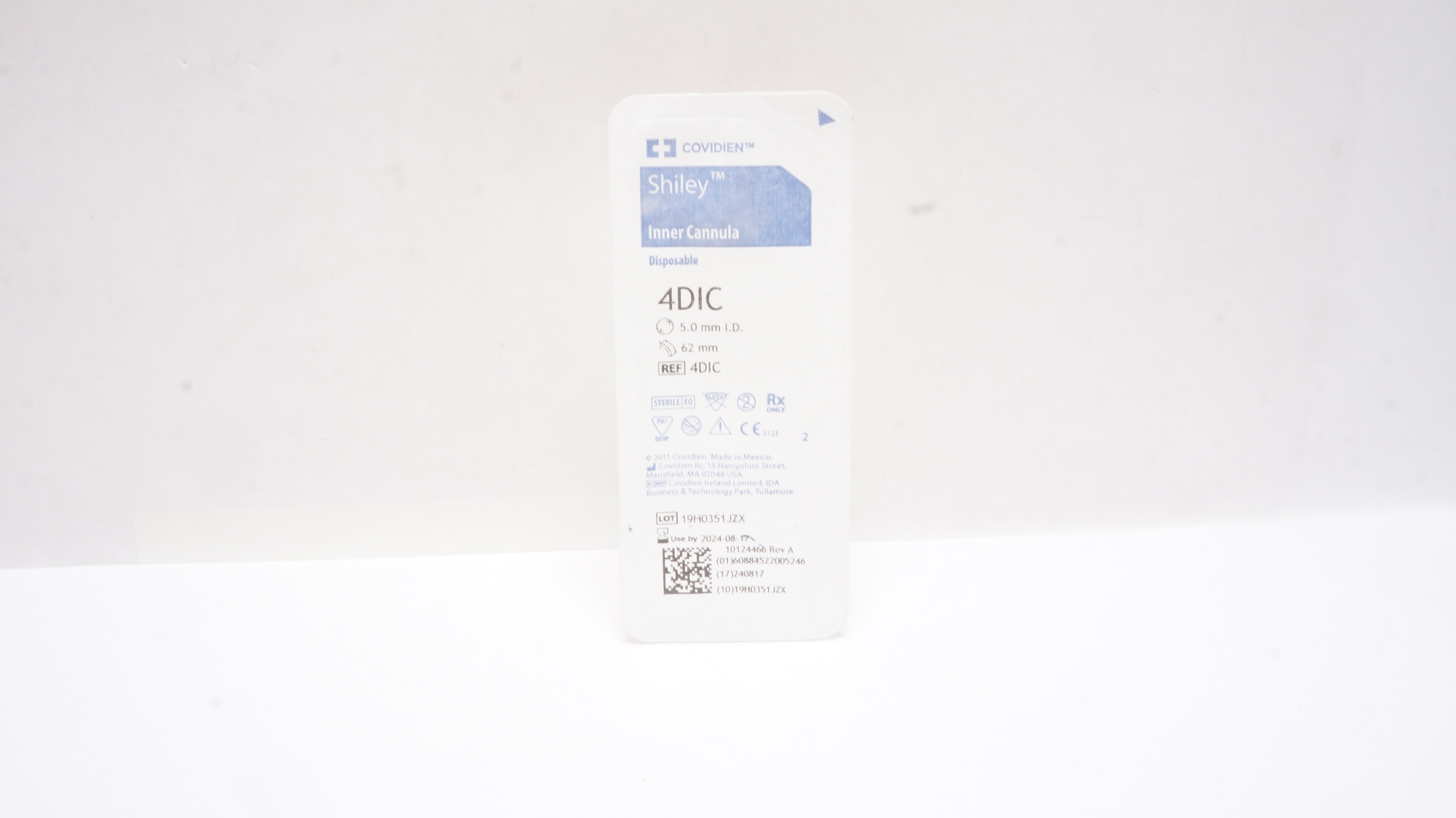 Covidien 4DIC Shiley Inner Cannula Disposable, 5mm x 62mm