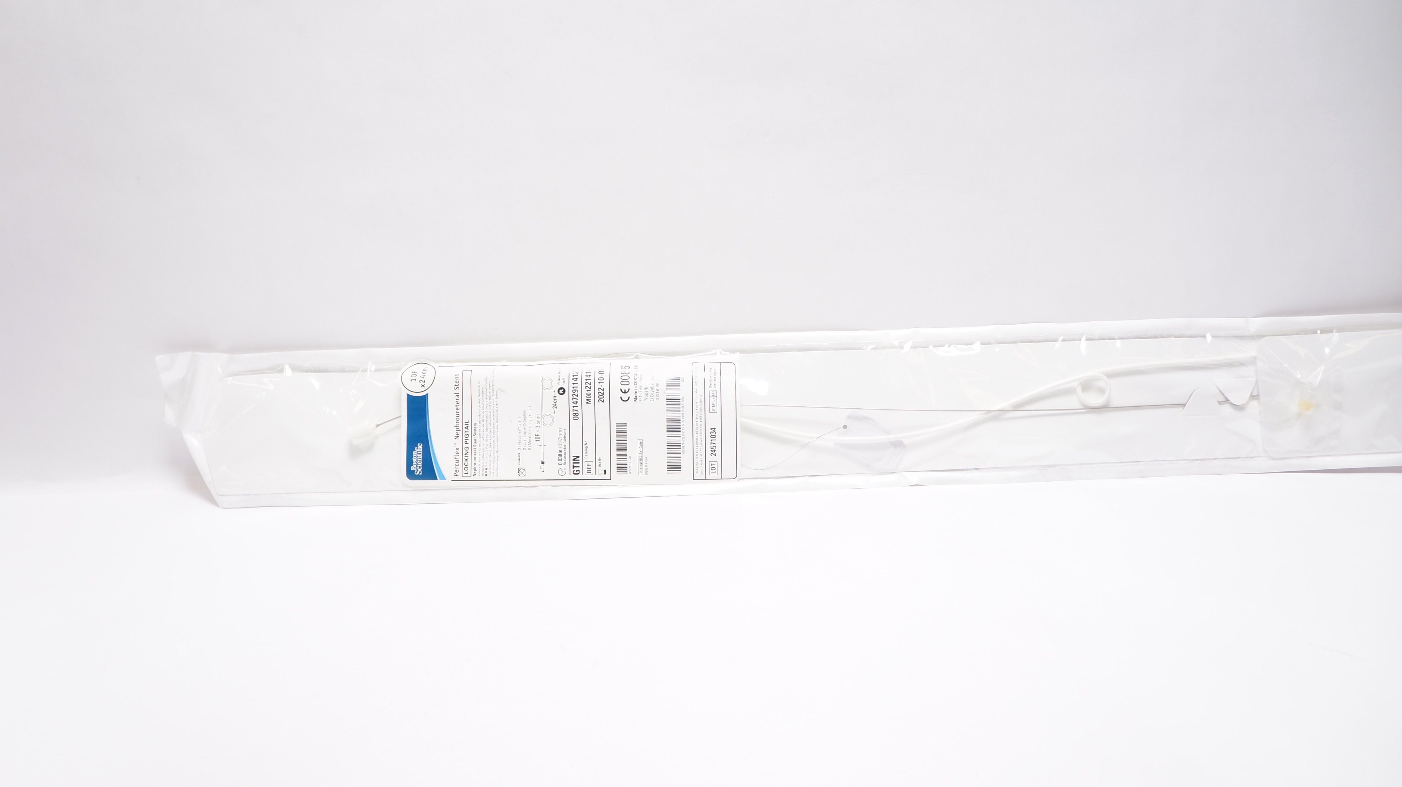 Boston Scientific 22141 Percuflex Nephroureteral Stent 10F x 24cm (x)
