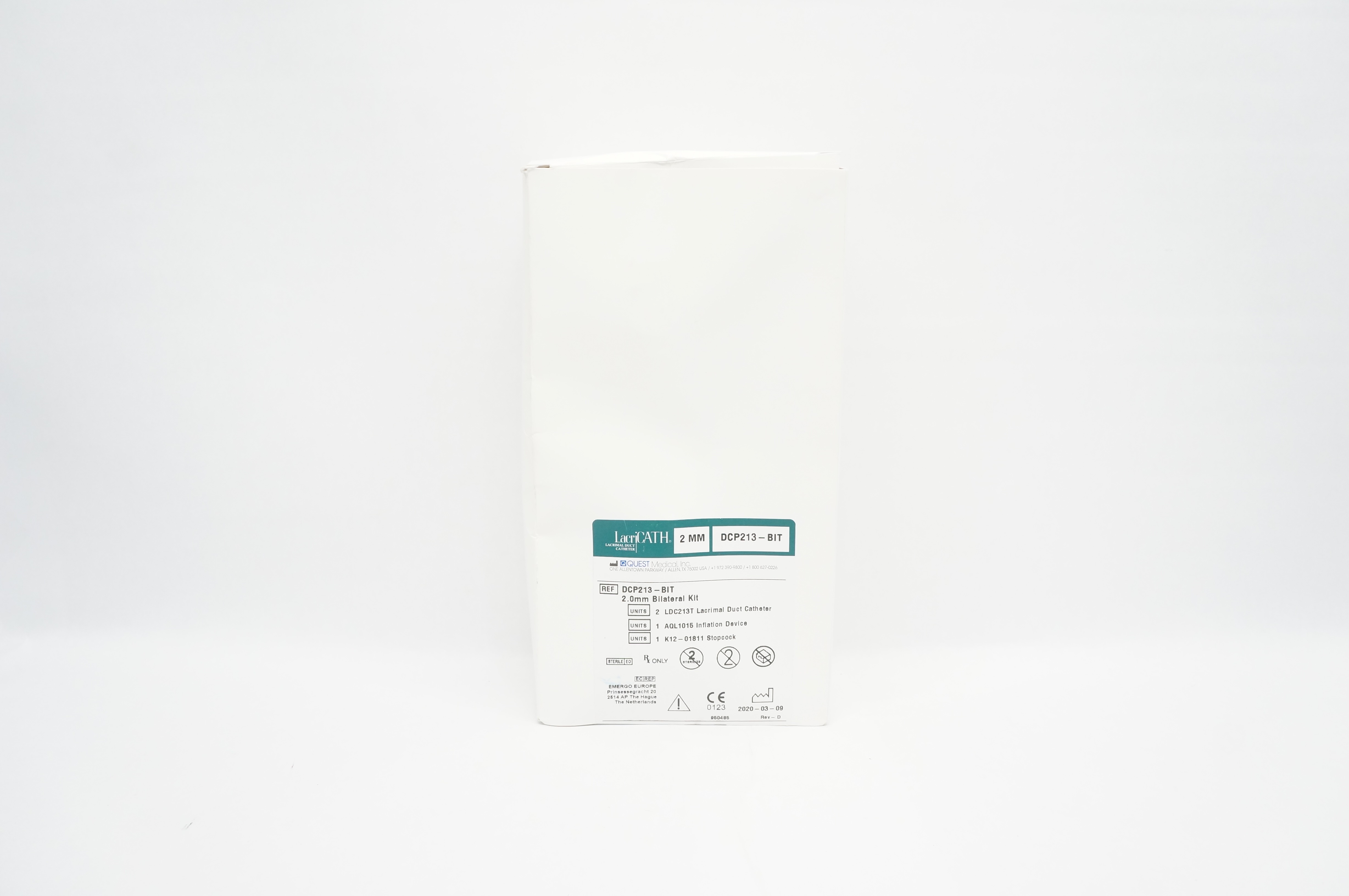 Quest Medical DCP213-BIT LacriCath Bilateral Kit 2.0 mm (x)