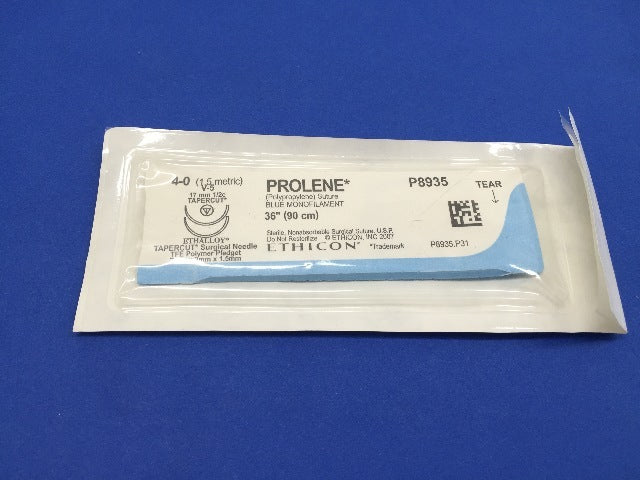 Ethicon P8935 PROLENE, TAPERCUT, V-5, Blue Monofilament 36
