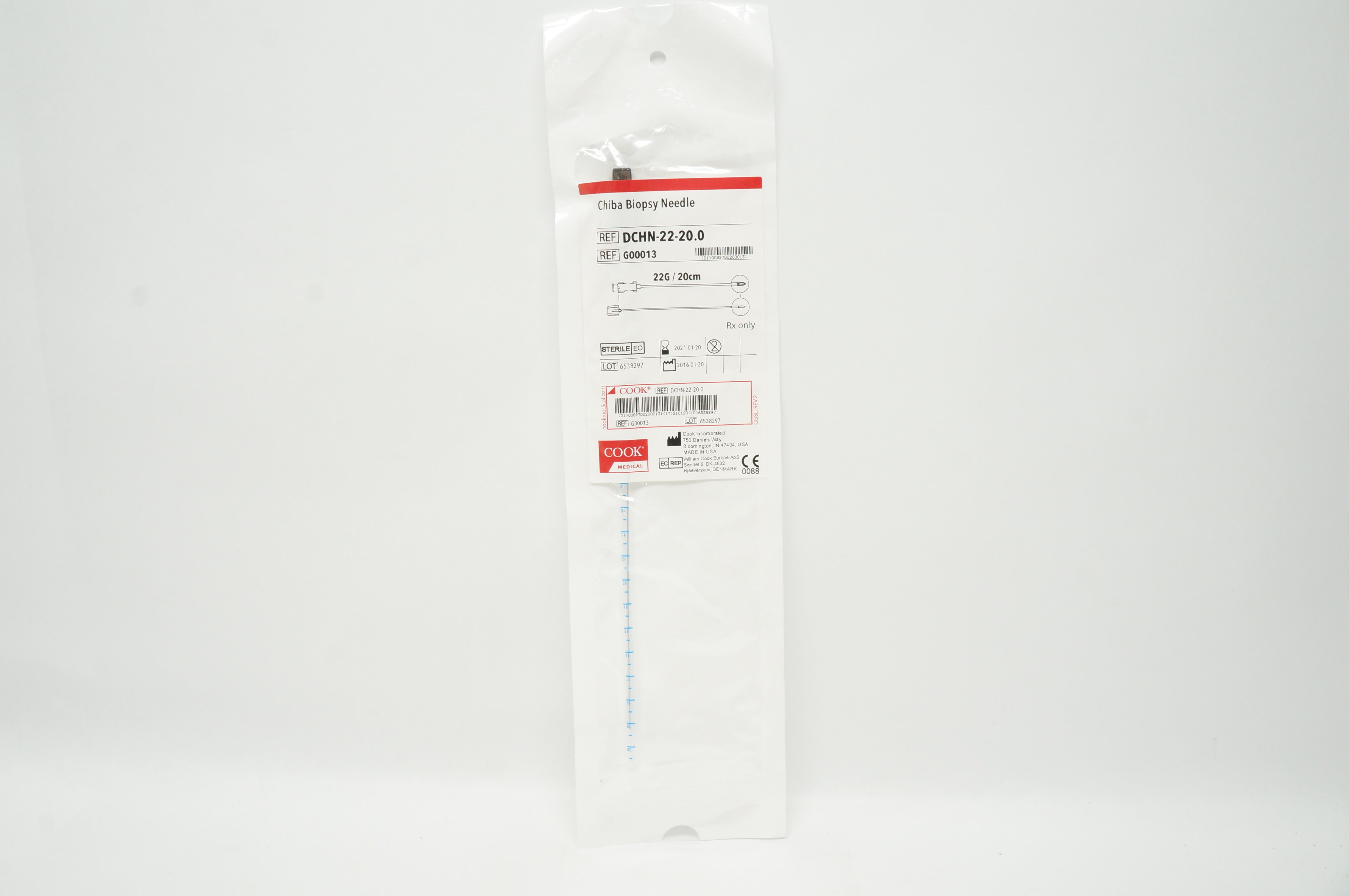 Cook Medical G00013 Chiba Biopsy Ndle. 22G / 20cm (x)