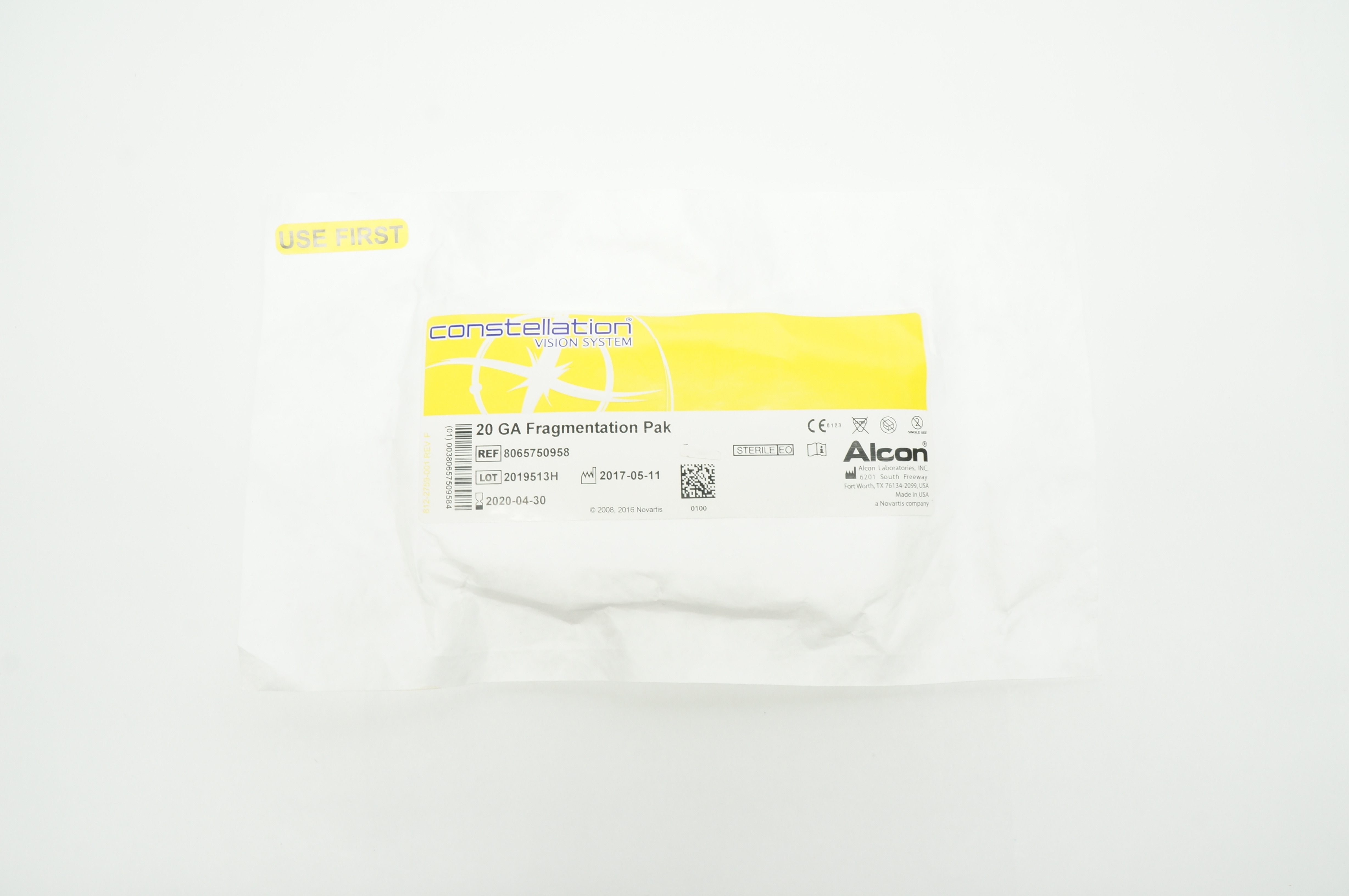 Alcon 8065750958 20Ga Fragmentation Pak (x)