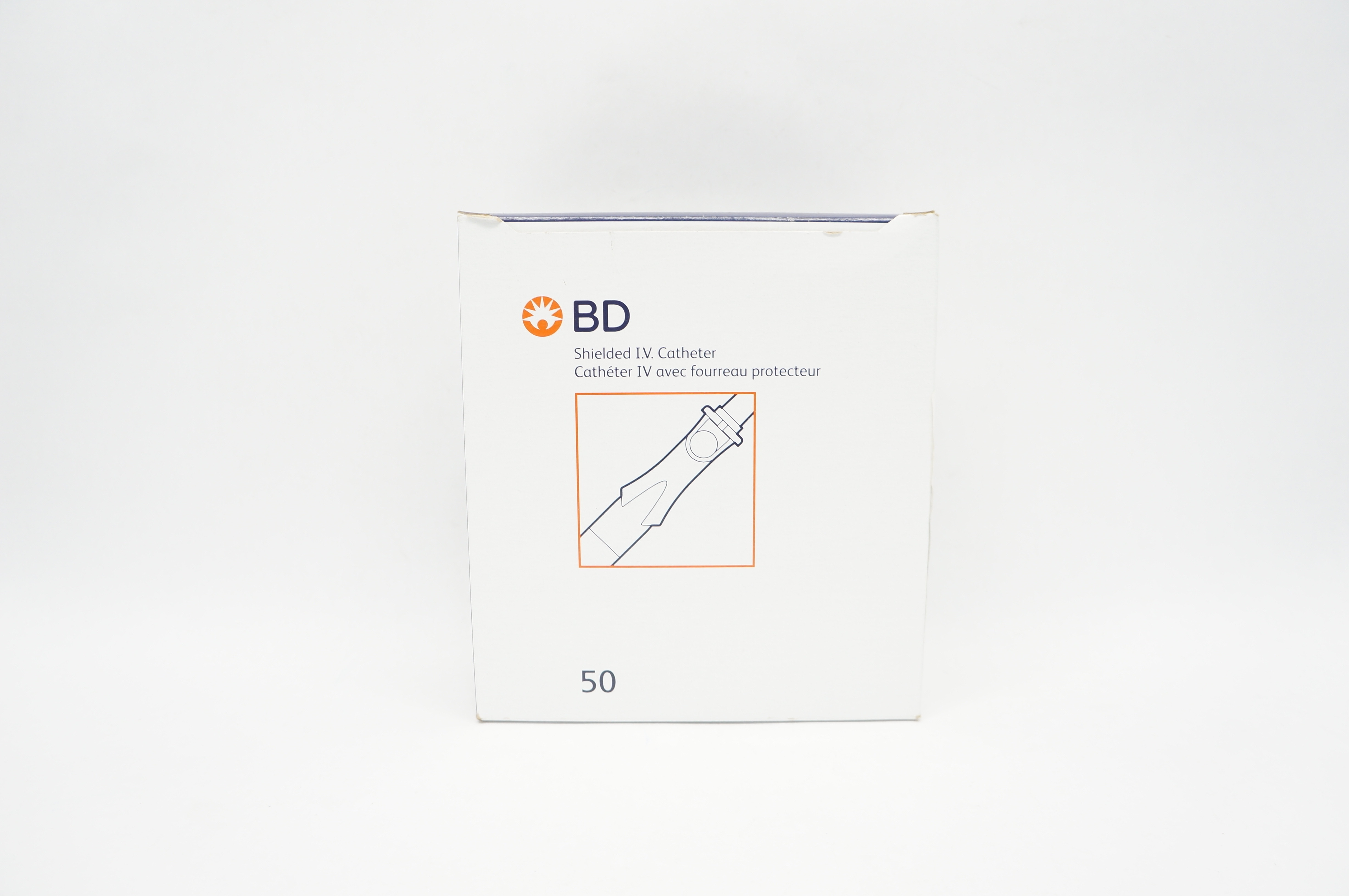 BD 381454 Insyte Autoguard Shielded I.V. Cath 16GAx1.16inx220ml/min-Box of 50(x)