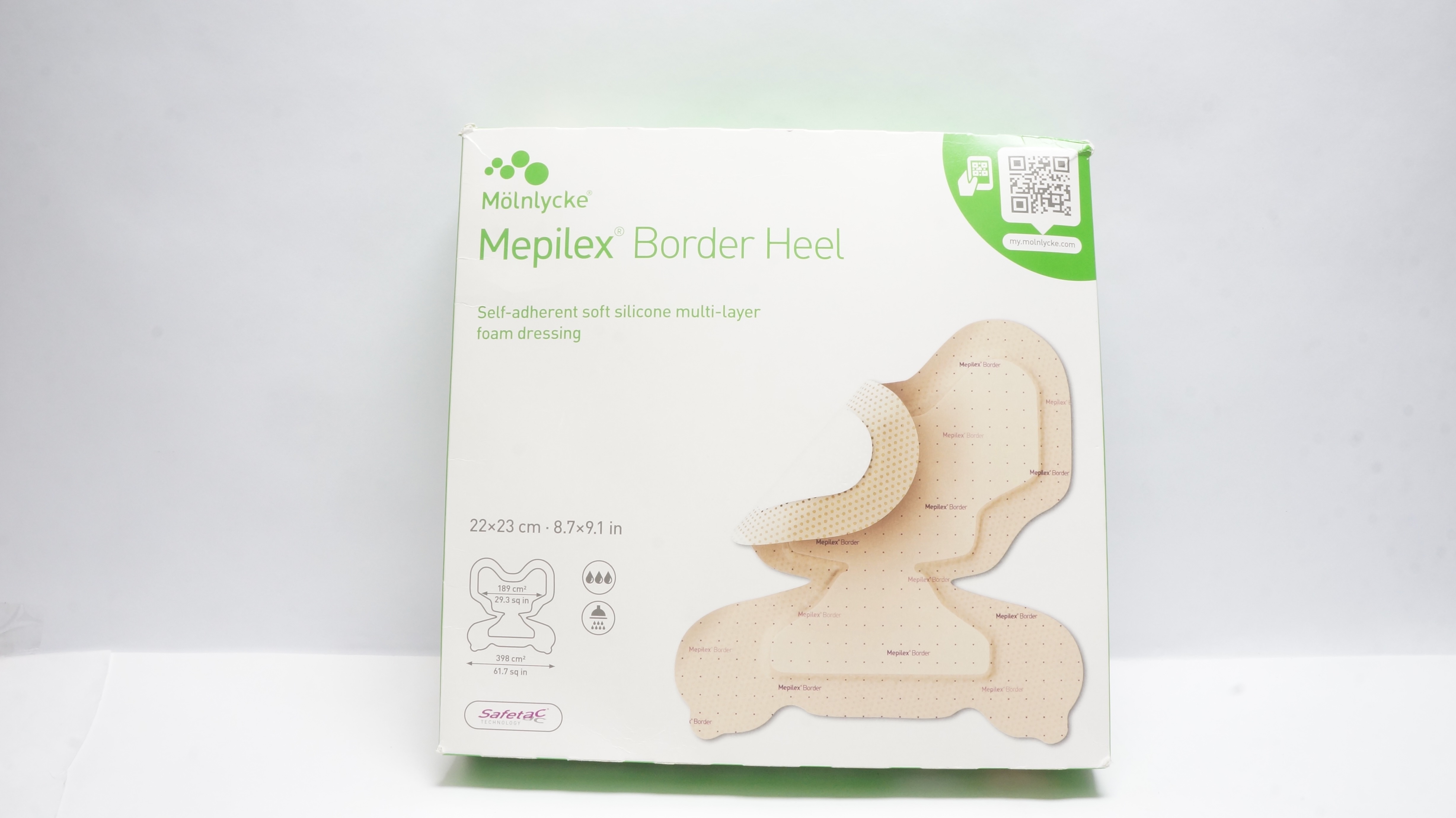 Molnlycke 282790 Mepilex Silicone Foam Dressing 8.7inch x 9.1inch - Box of 10