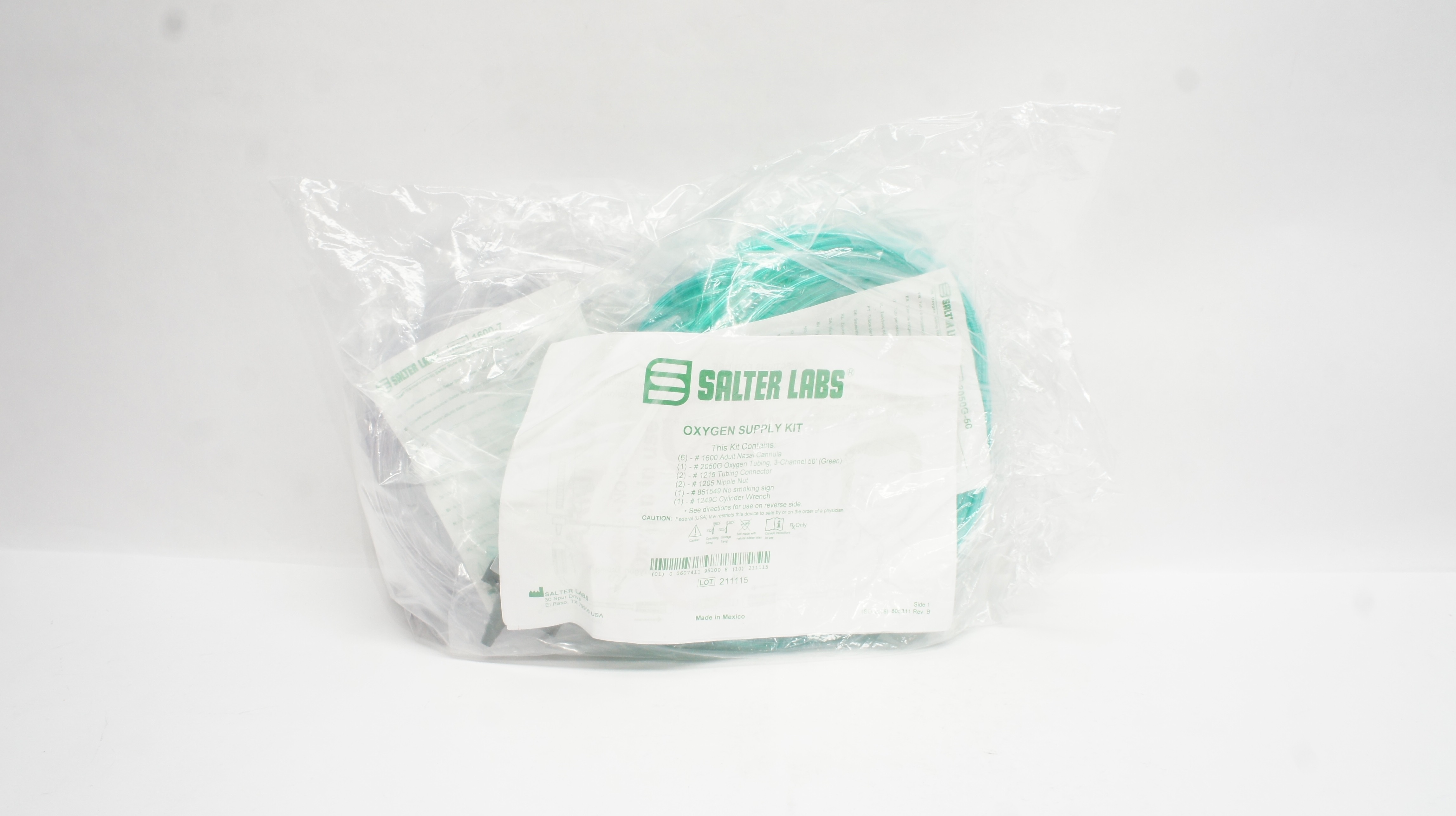 Salter Labs Oxygen Supply Kit
