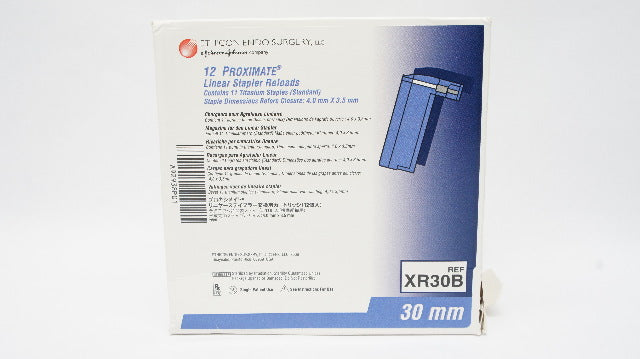 Ethicon XR30B 1 Proximate Linear Stapler Reload 30mm 4.0 x 3.5mm (x) - Box of 12