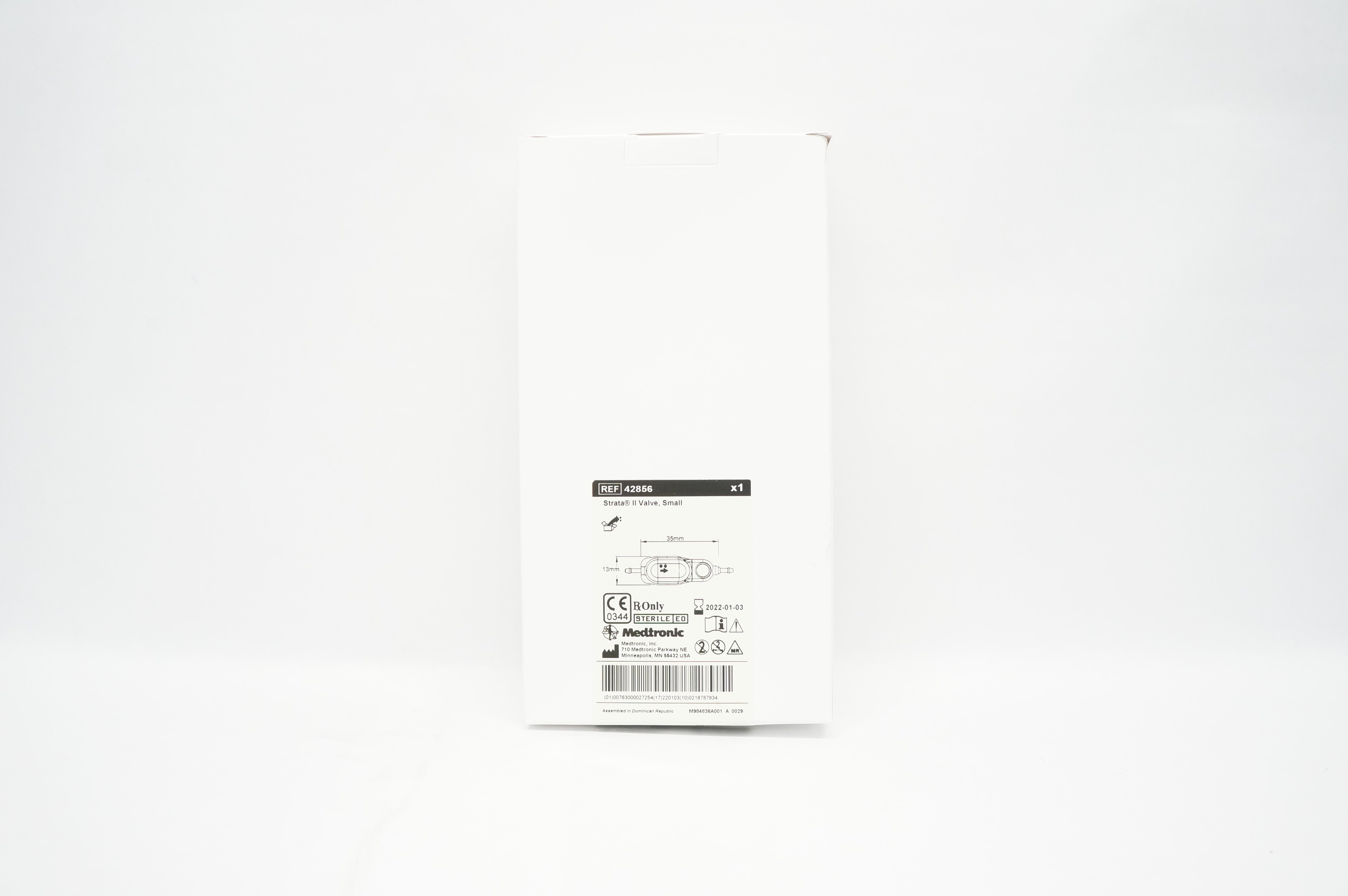 Medtronic 42856 Strata II Valve Small 13mm x 35mm (x)