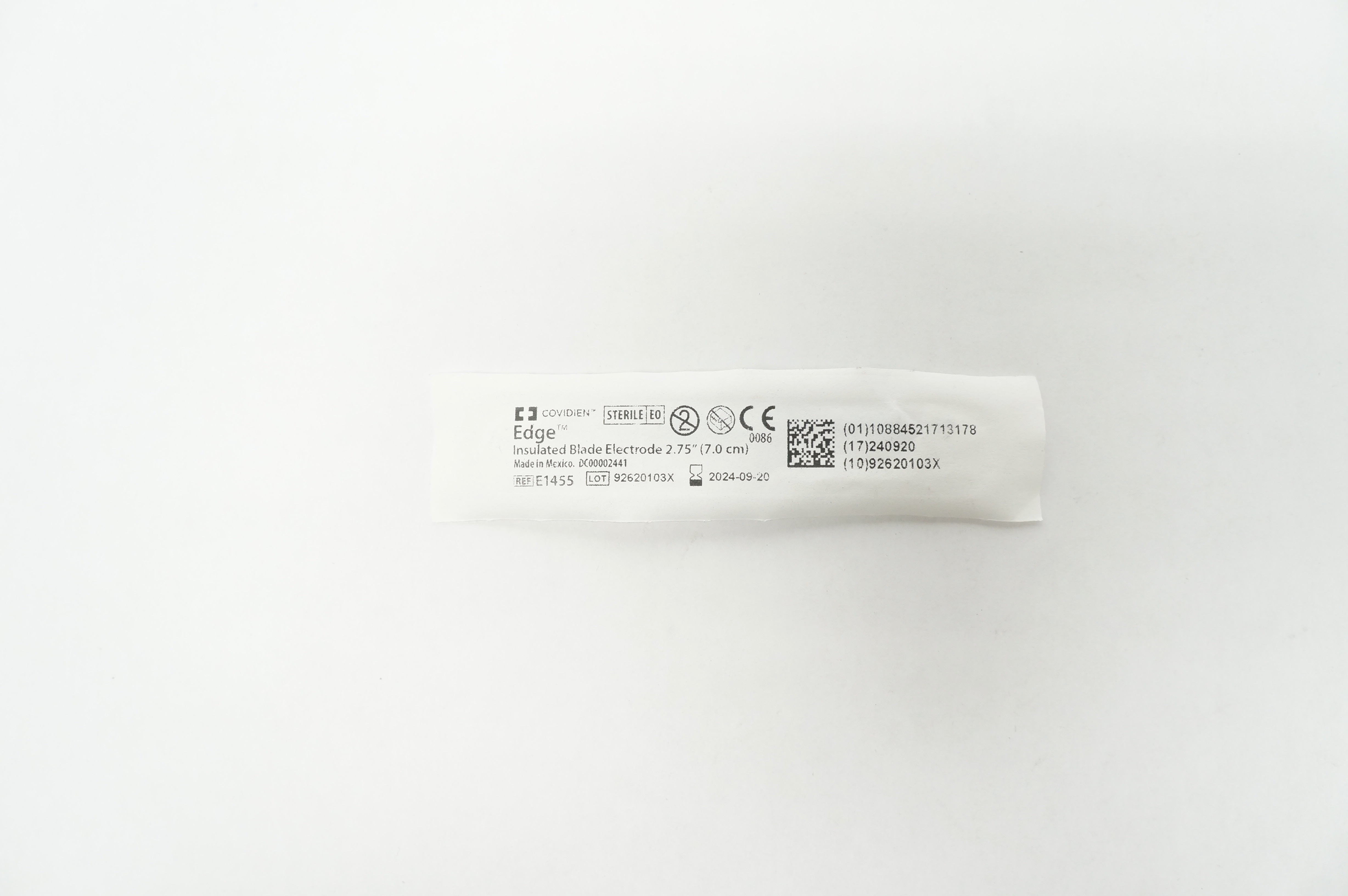 Covidien E1455 Edge Insulated Blade Electrode 2.75inch