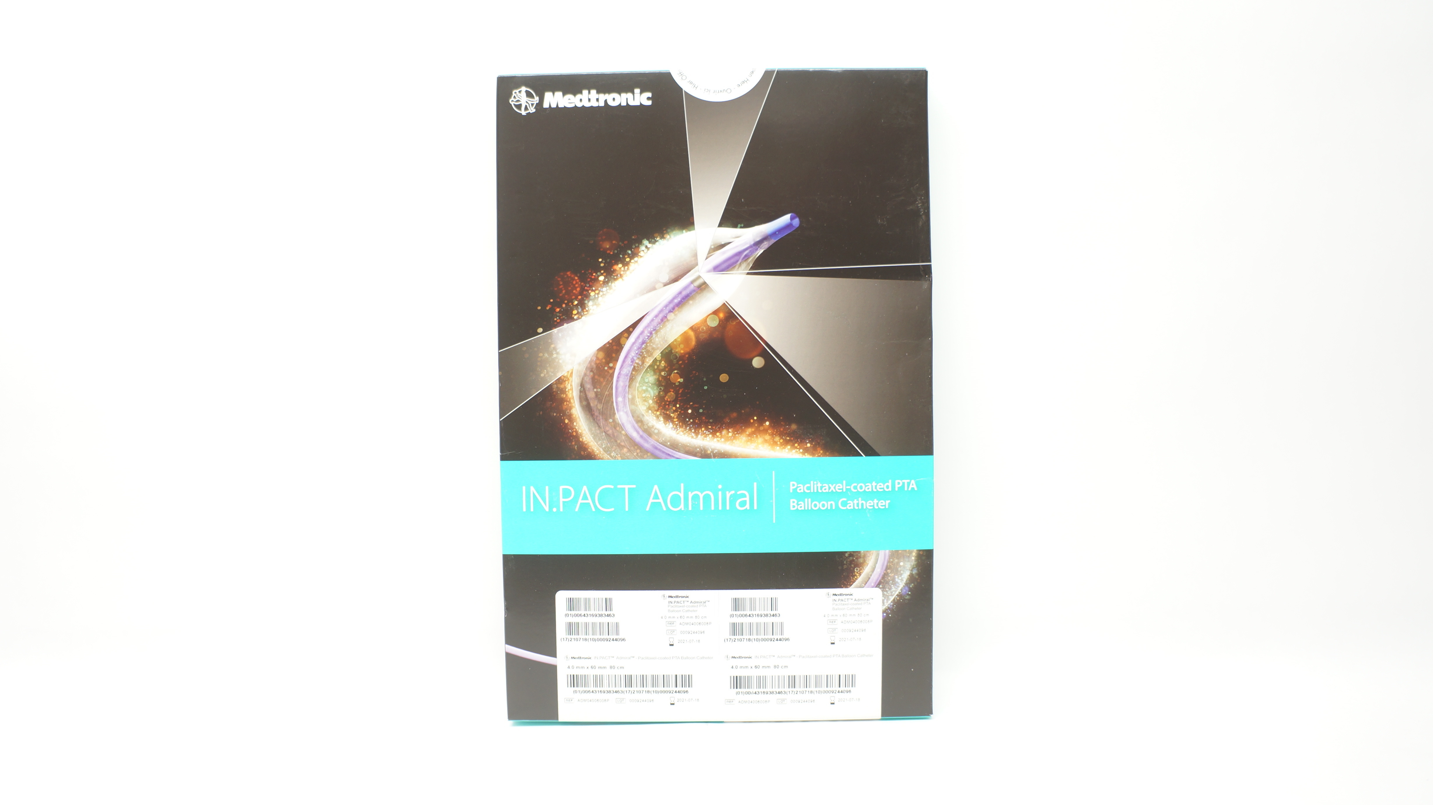 Medtronic ADM04006008P Paclitaxel-coated PTA Balloon Cath. 4.0 x 60mm 80cm (x)