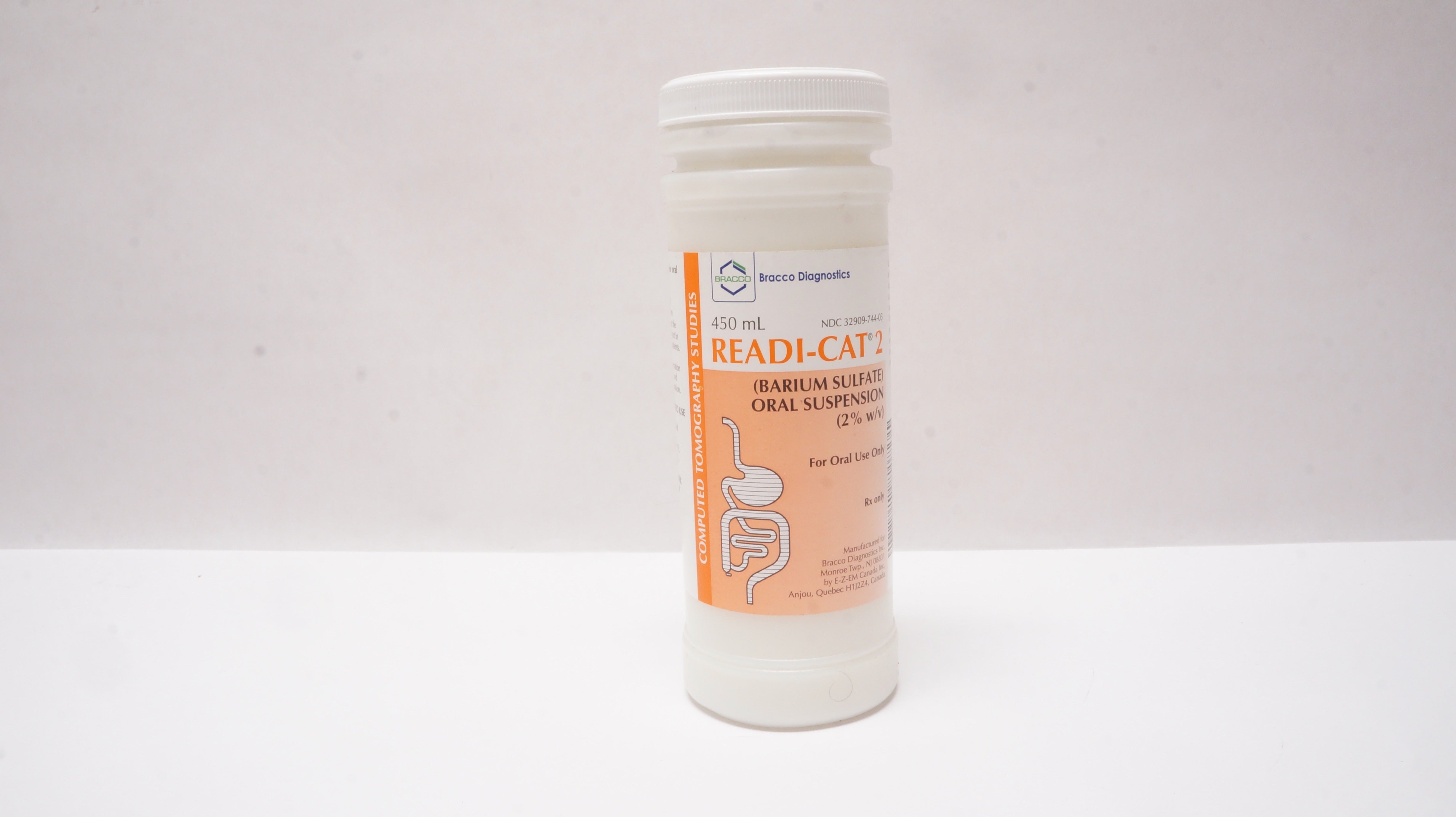Bracco Diagnostics Readi-Cat 2 Barium Sulfate Oral Suspension 2%w/v 450ml
