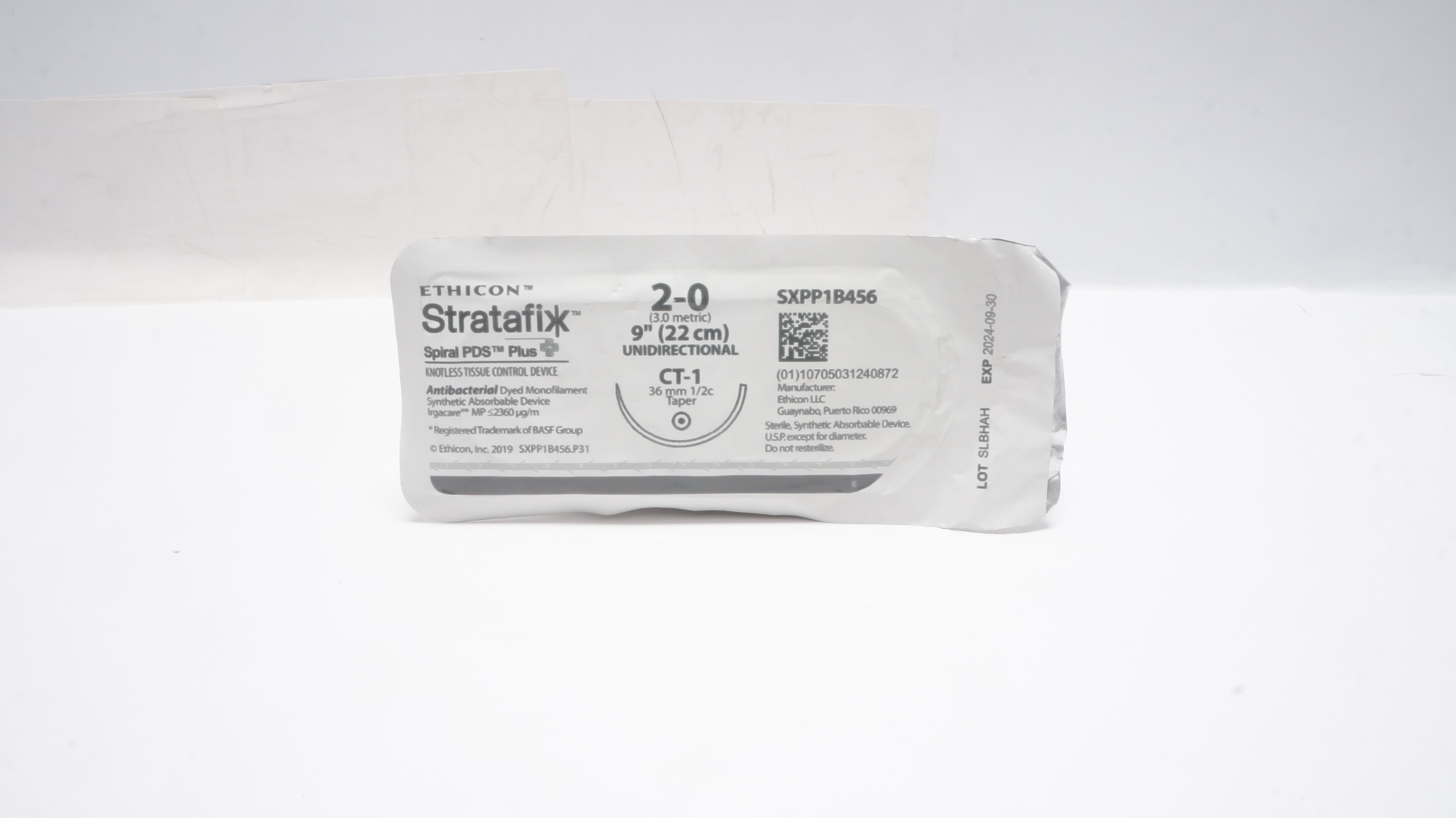 Ethicon SXPP1B456 2-0 STRATAFIX PDS Plus Stre CT-1 36mm 1/2c Taper, 9inch (x)