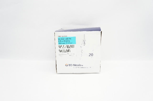 BD 383512 Nexiva Clodsed IV Cath. System 22GA x 1.00inch 33ml/min - Box of 15
