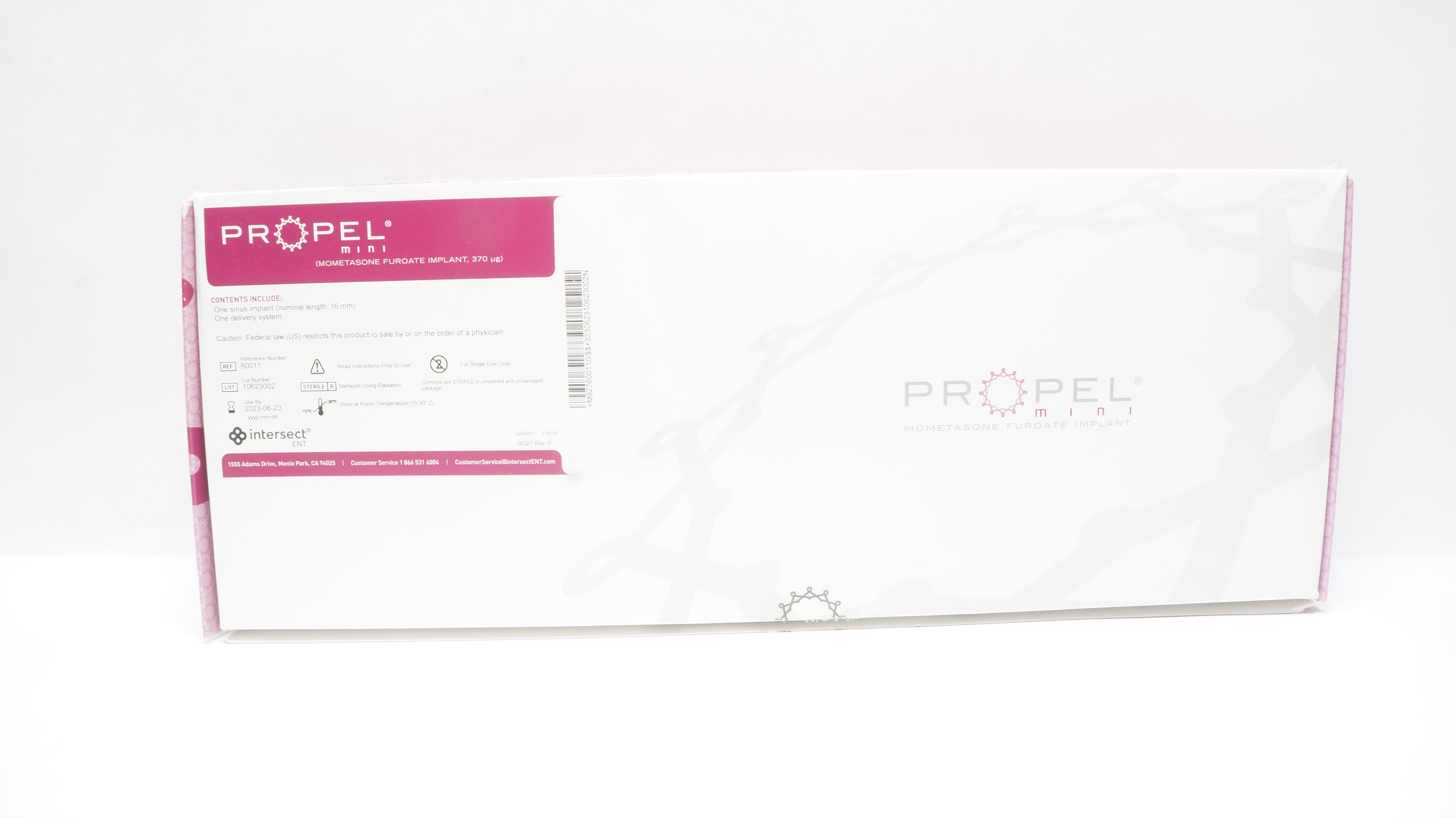 Intersect 60011 Propel mini Mometasone Furoate Implant 370µg (x)