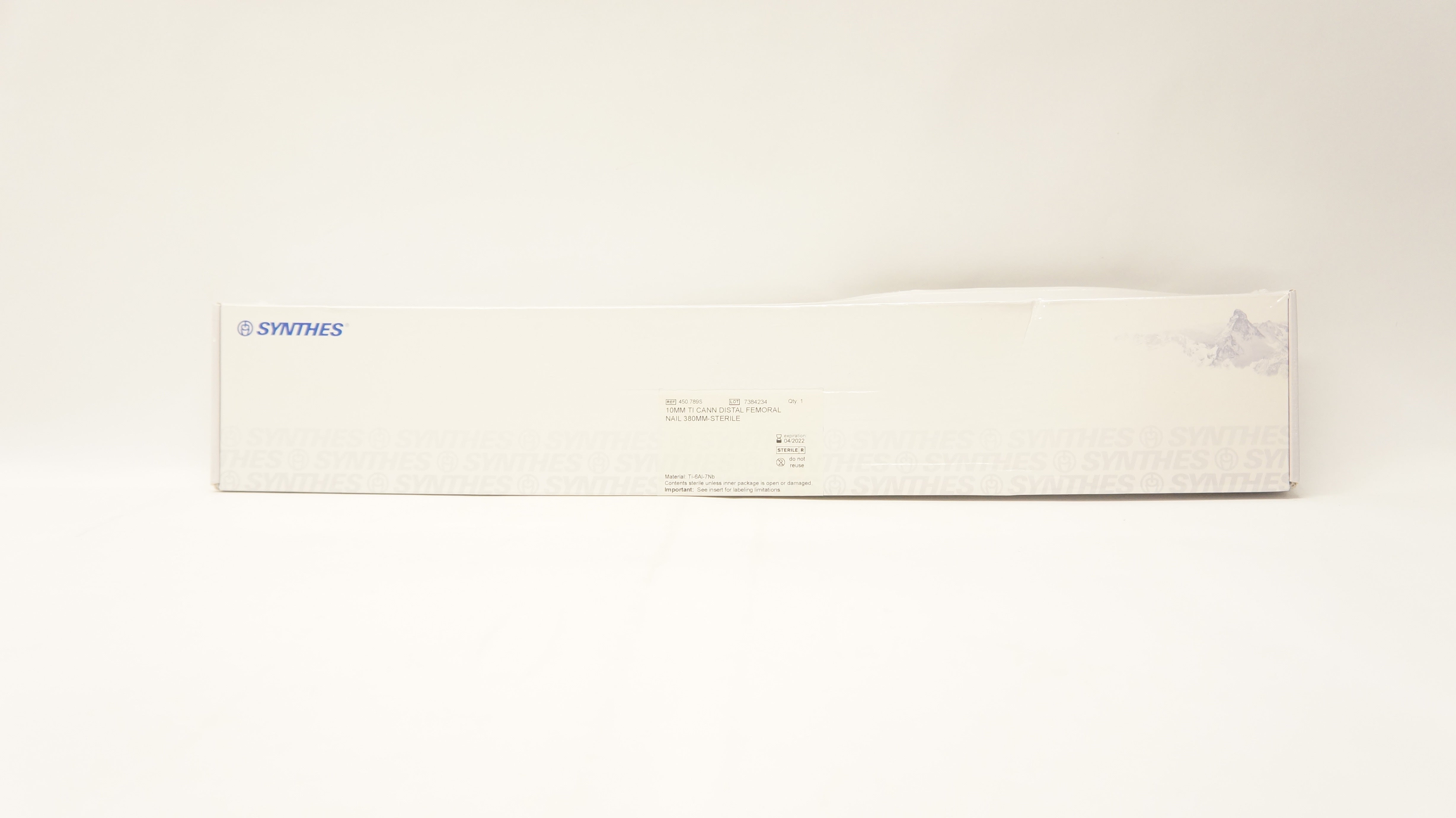 Synthes 450.789S 10mm Ti Cann Distal Femoral Nail 380mm