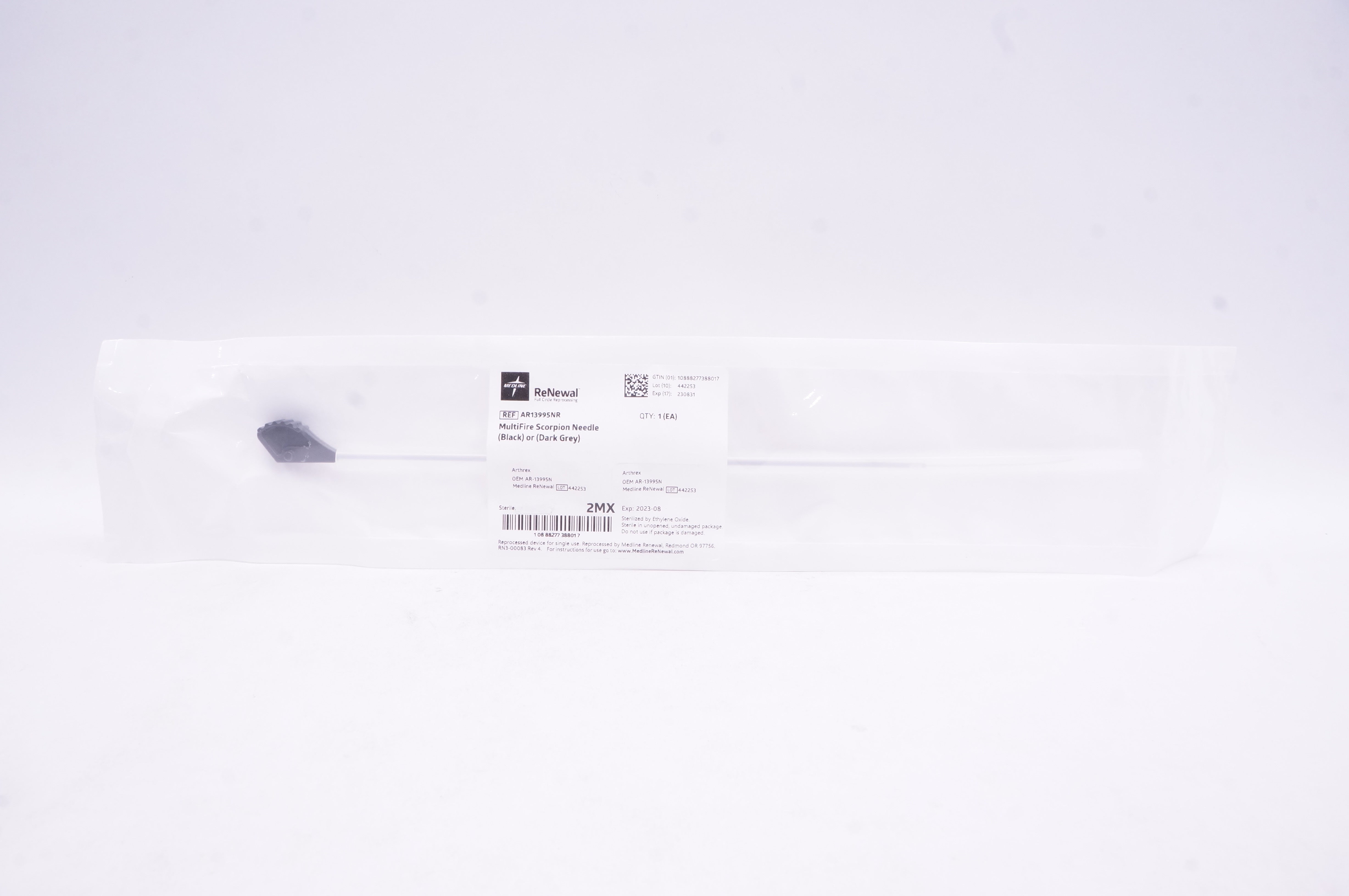Medline AR13995NR ReNewal MultiFire Scorpion Needle Sterile 2MX