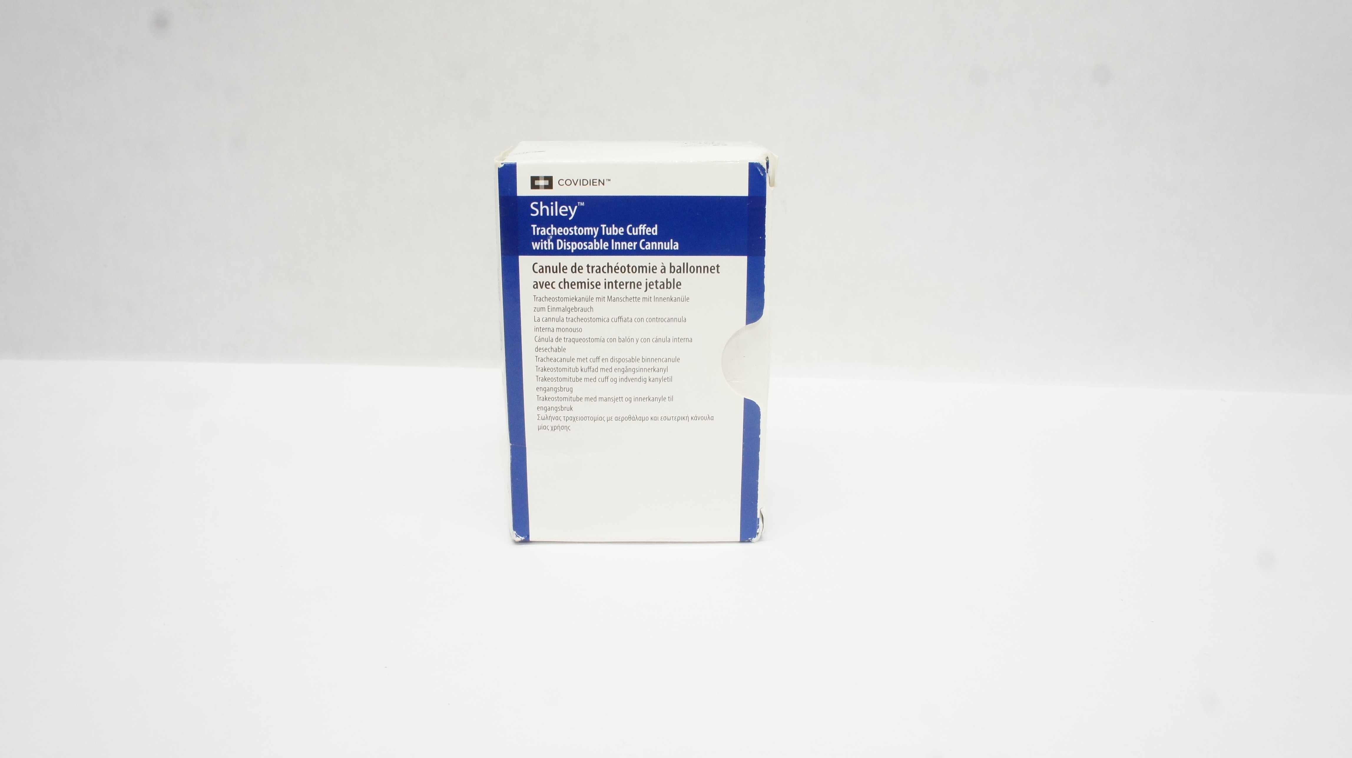 Covidien 4DCT Shiley Tracheostomy Tube w/Inner Cannula 5.0 x 9.4 x 20 x 62mm (x)