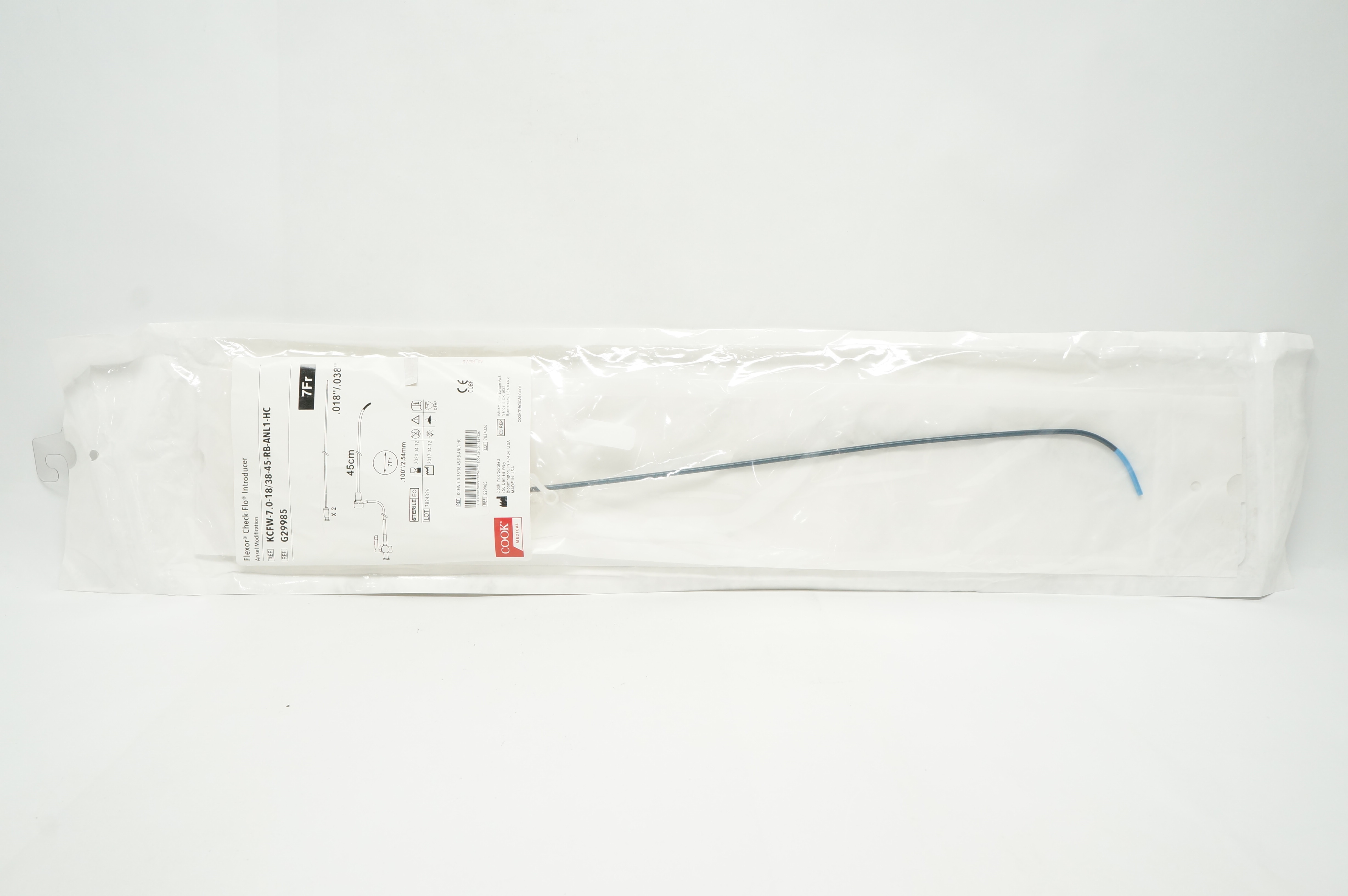 Cook Medical G29985 Flexor Check-Flo Introducer Ansel Modification 7Frx45cm (x)