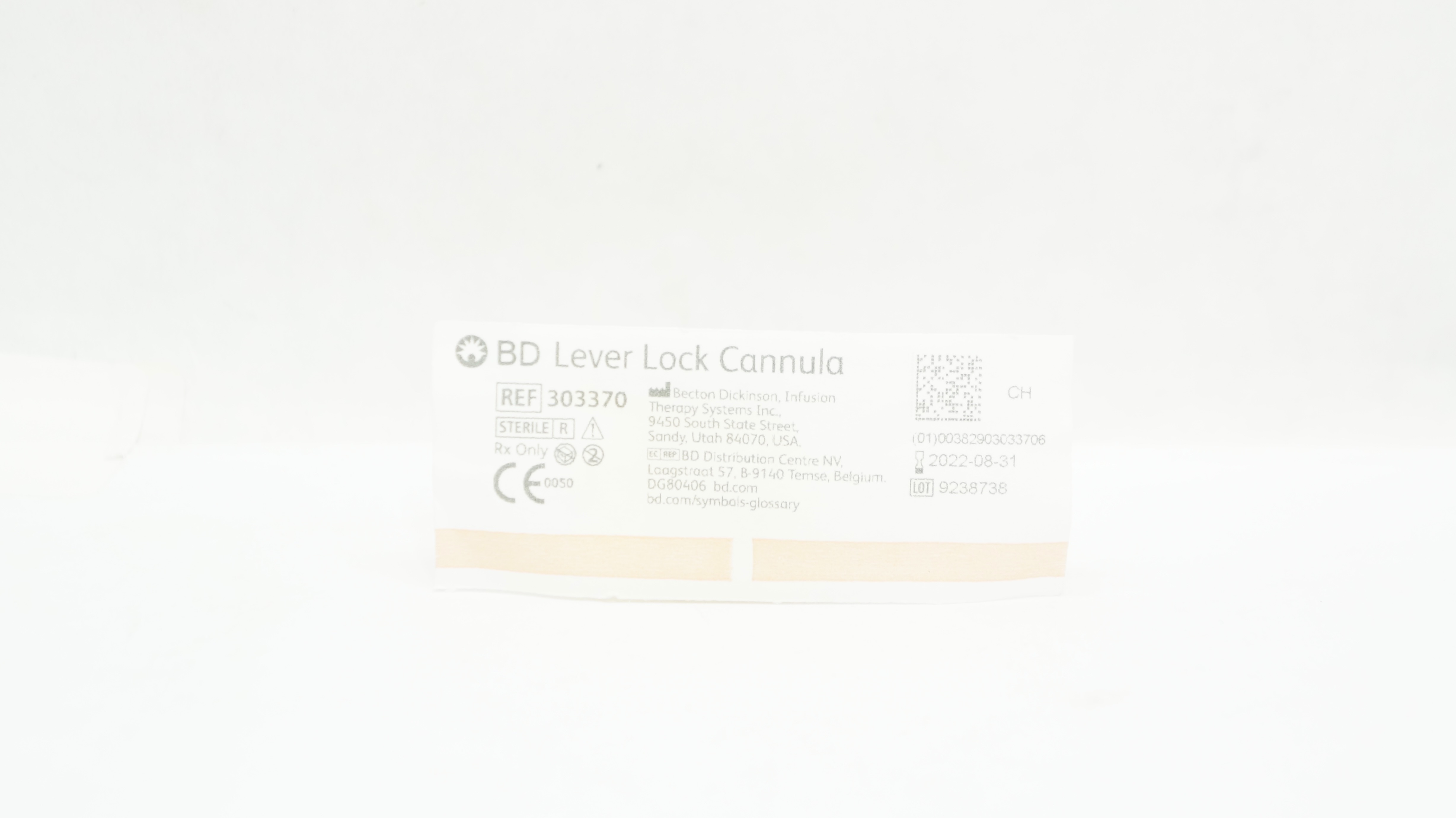 BD 303370 Lever Lock Cannula (x)
