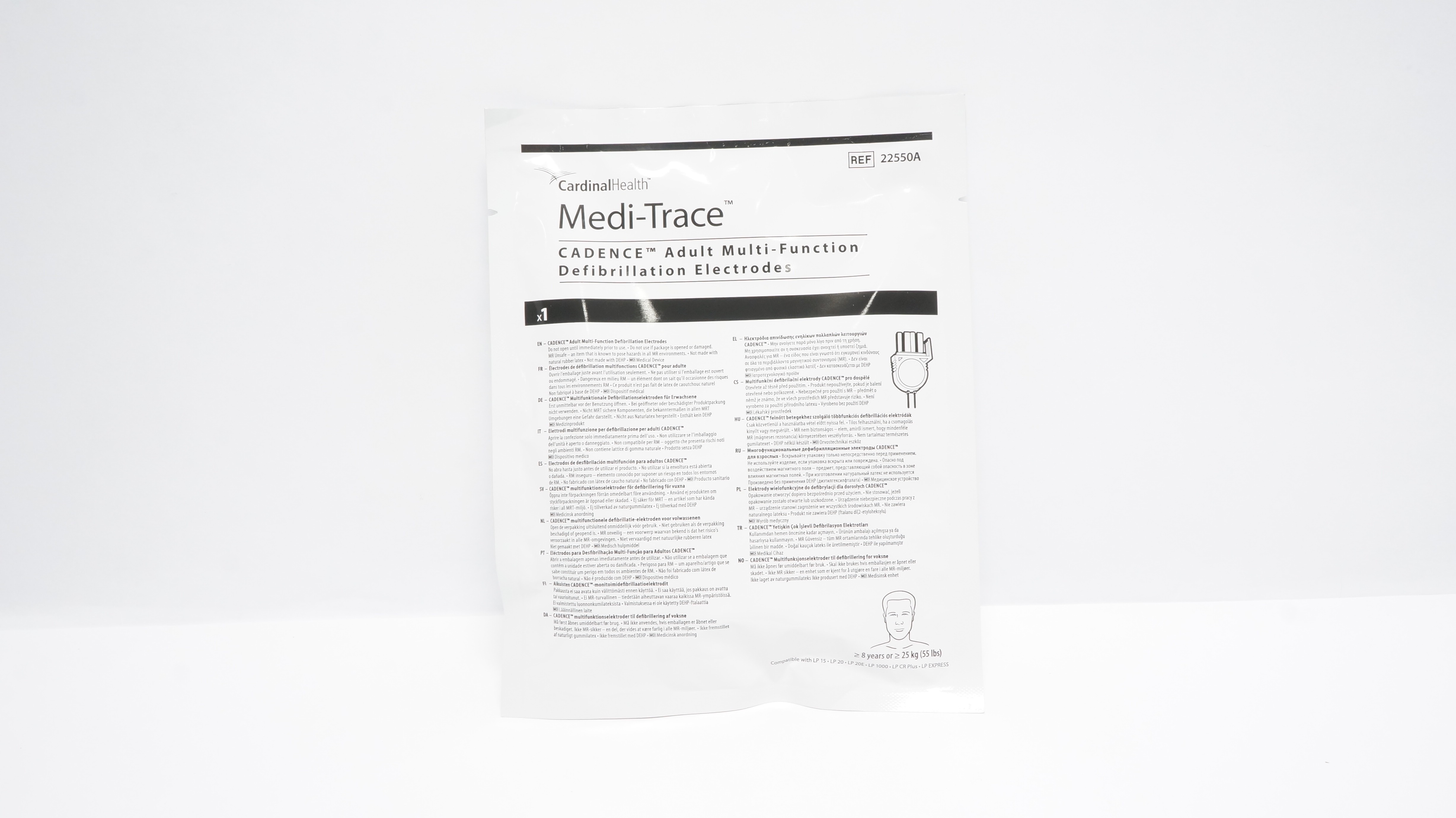 Cardinal Health 22550PC Medi-Trace Cadence Multi-Function Electrodes