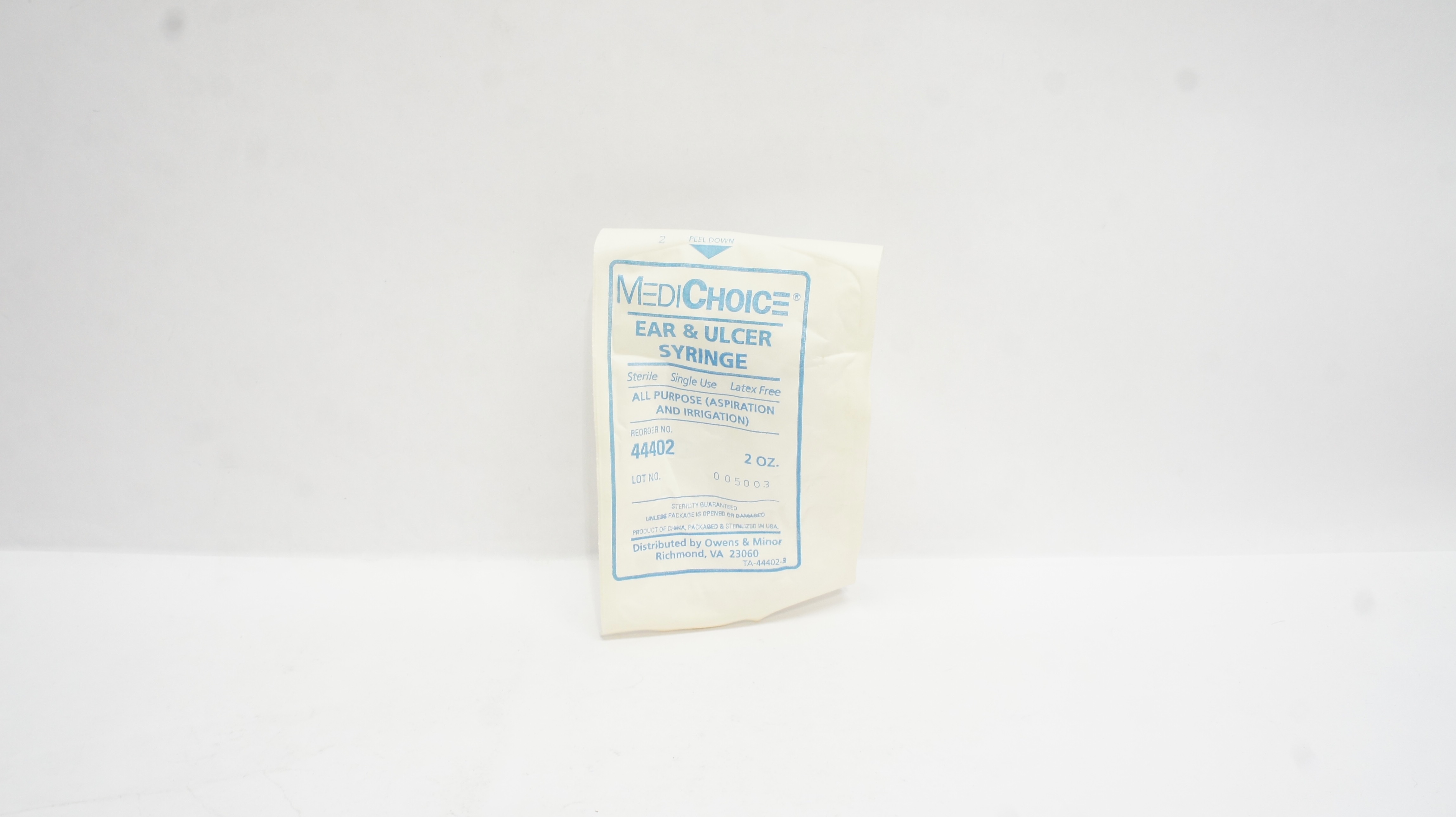 MediChoice 44402 Ear & Ulcer Sterile, Latex Free Syringe, 2oz