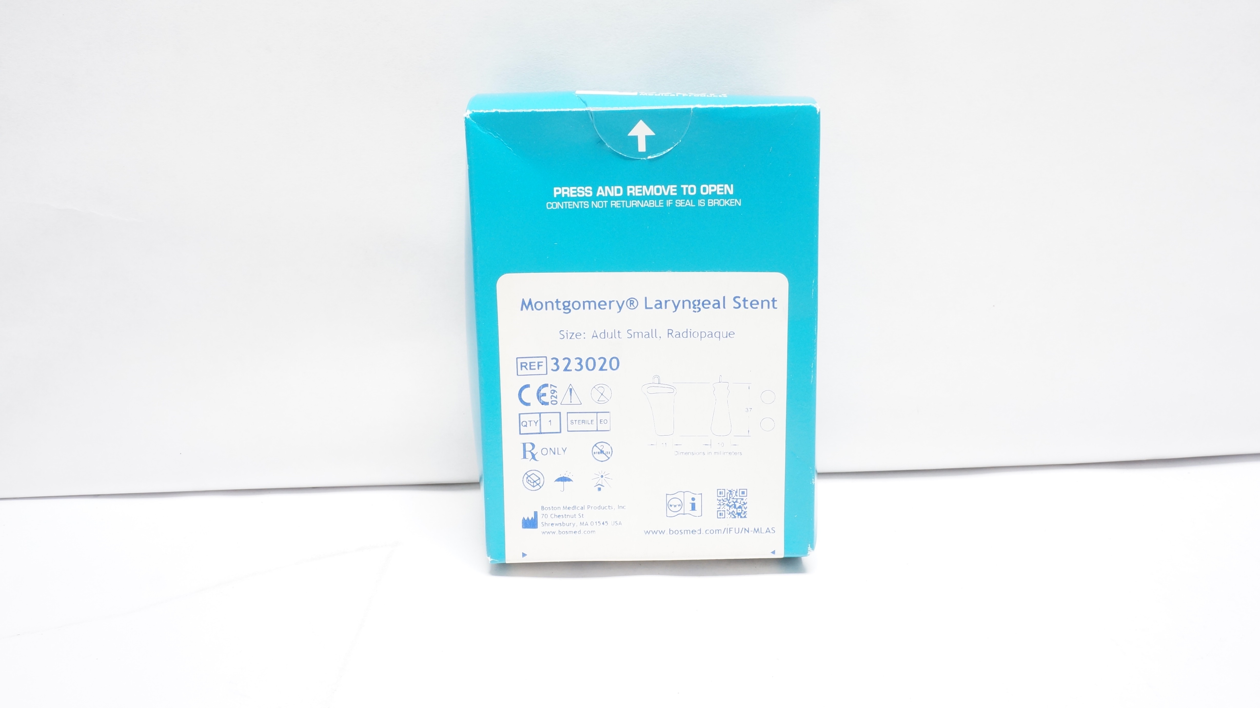 Boston Medical 323020 Montgomery Laryngeal Stent Adult Small,Radiopaque (x)