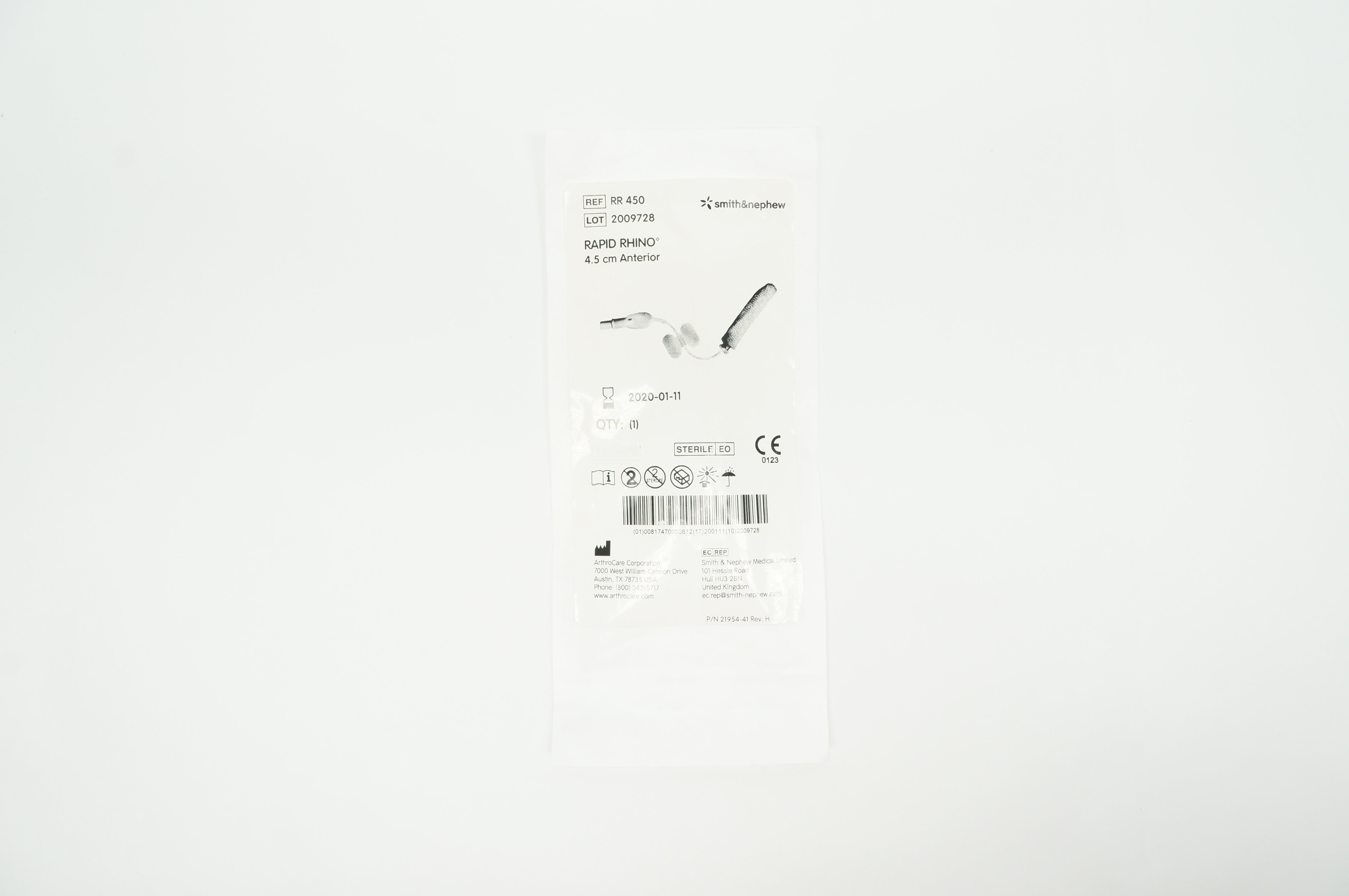 Smith&Nephew  RR450  Rapid Rhino Anterior 4.5cm (x)