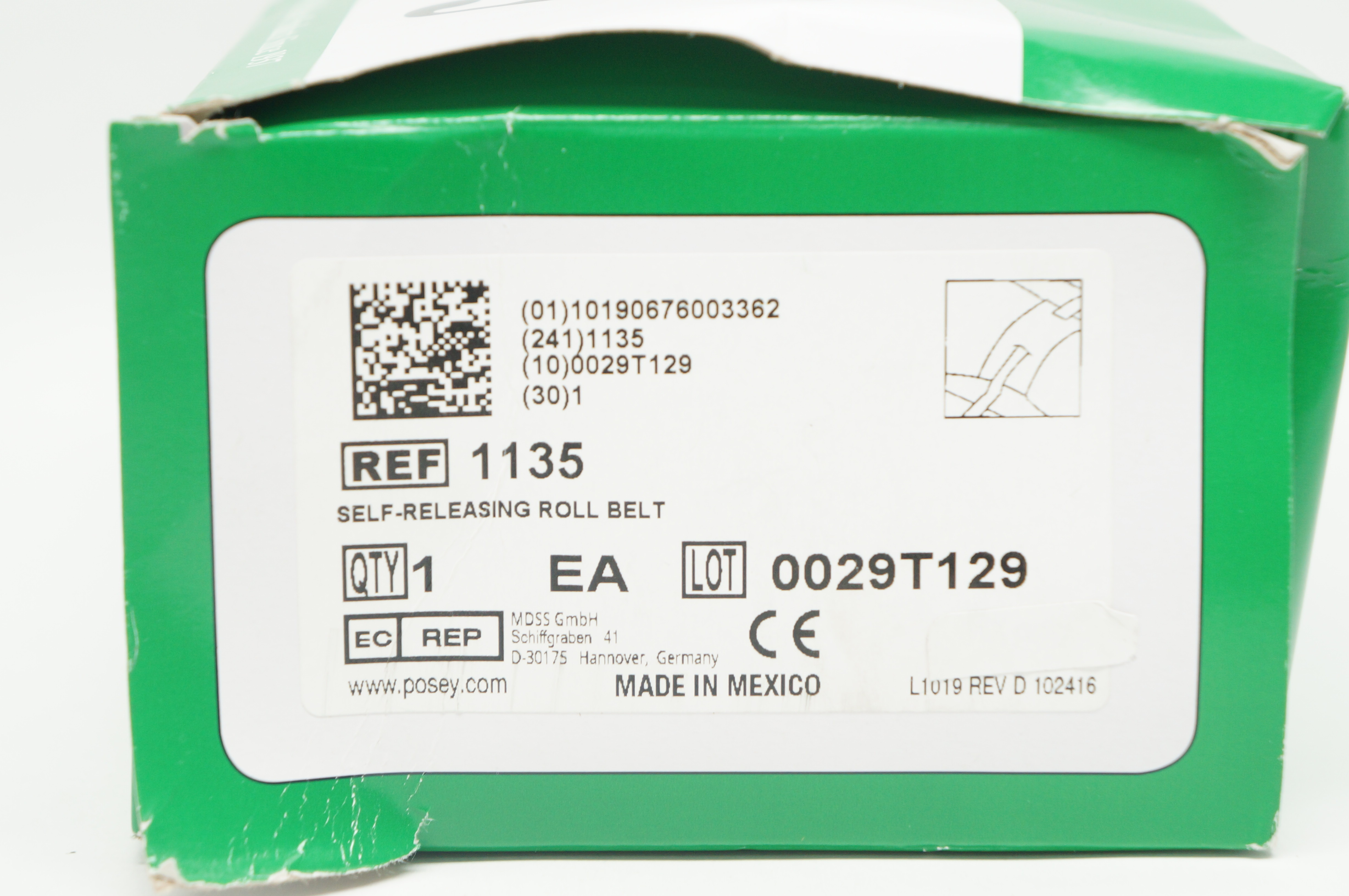 Posey 1135 Self- Releasing Roll Belt