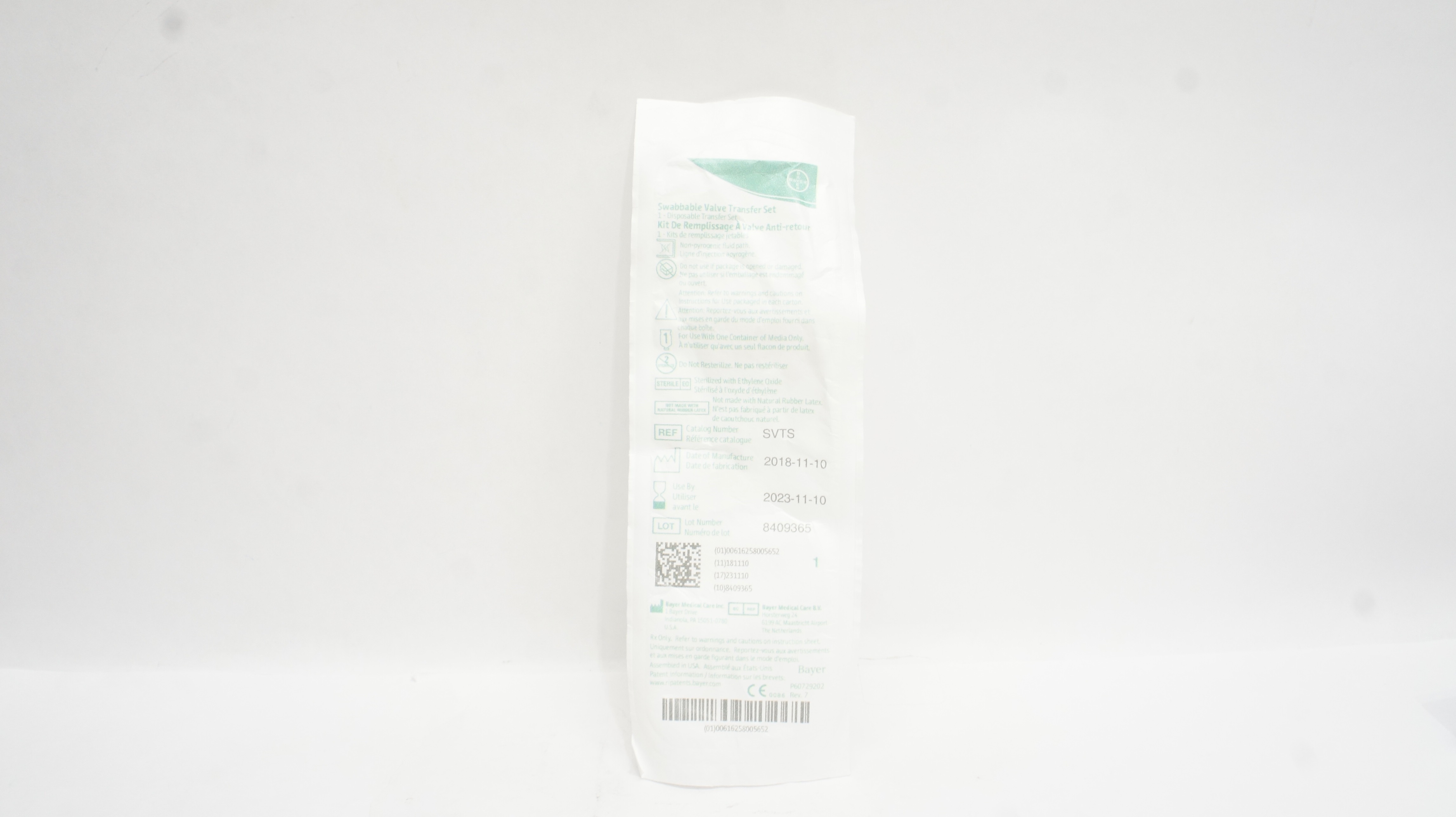 Bayer Medical SVTS Swabbable Valve Transfer Set (x)