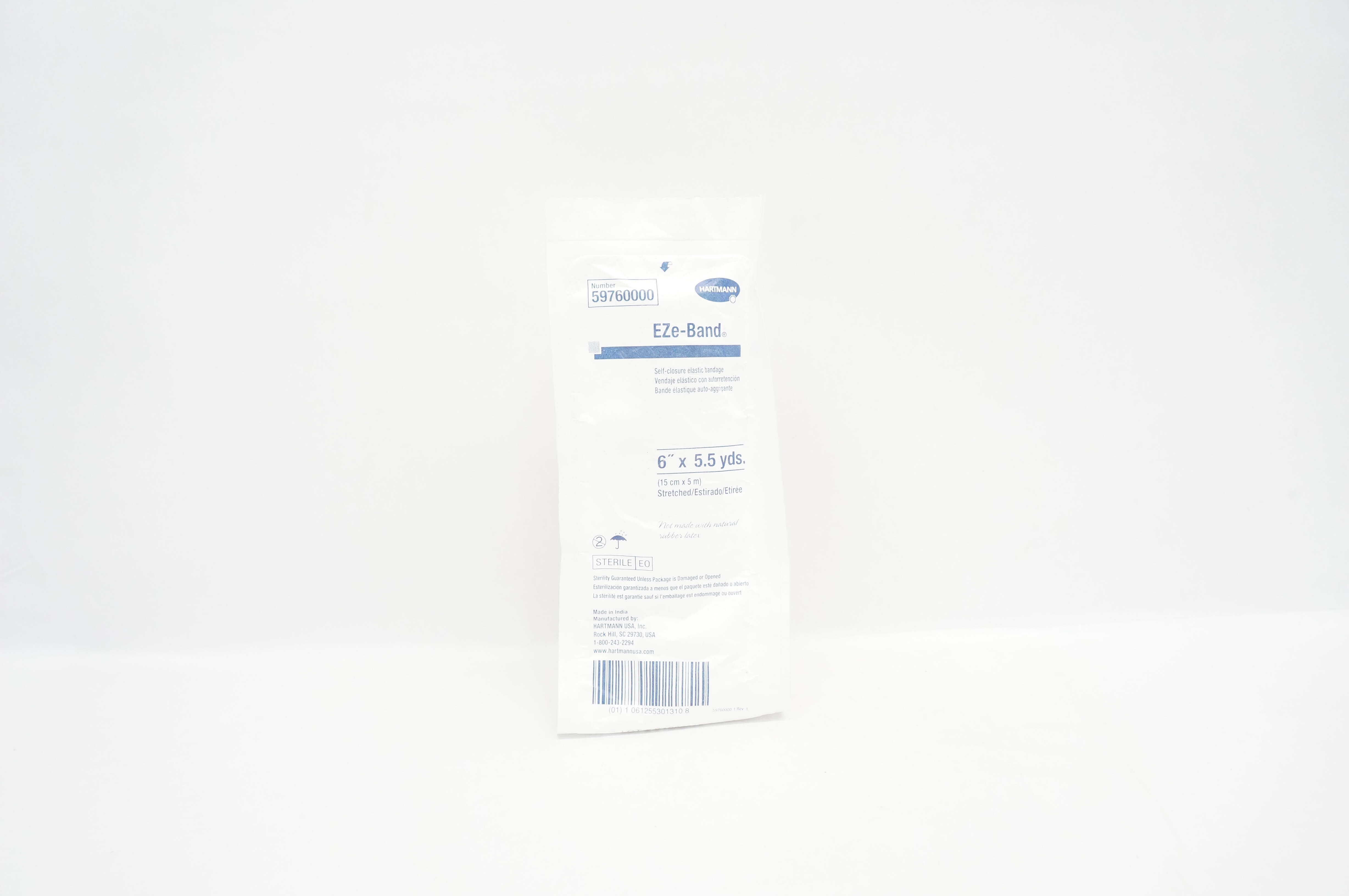 Hartmann 59760000 EZe-Band Self-Closure Elastic Bandage 6inch x 5.5yds